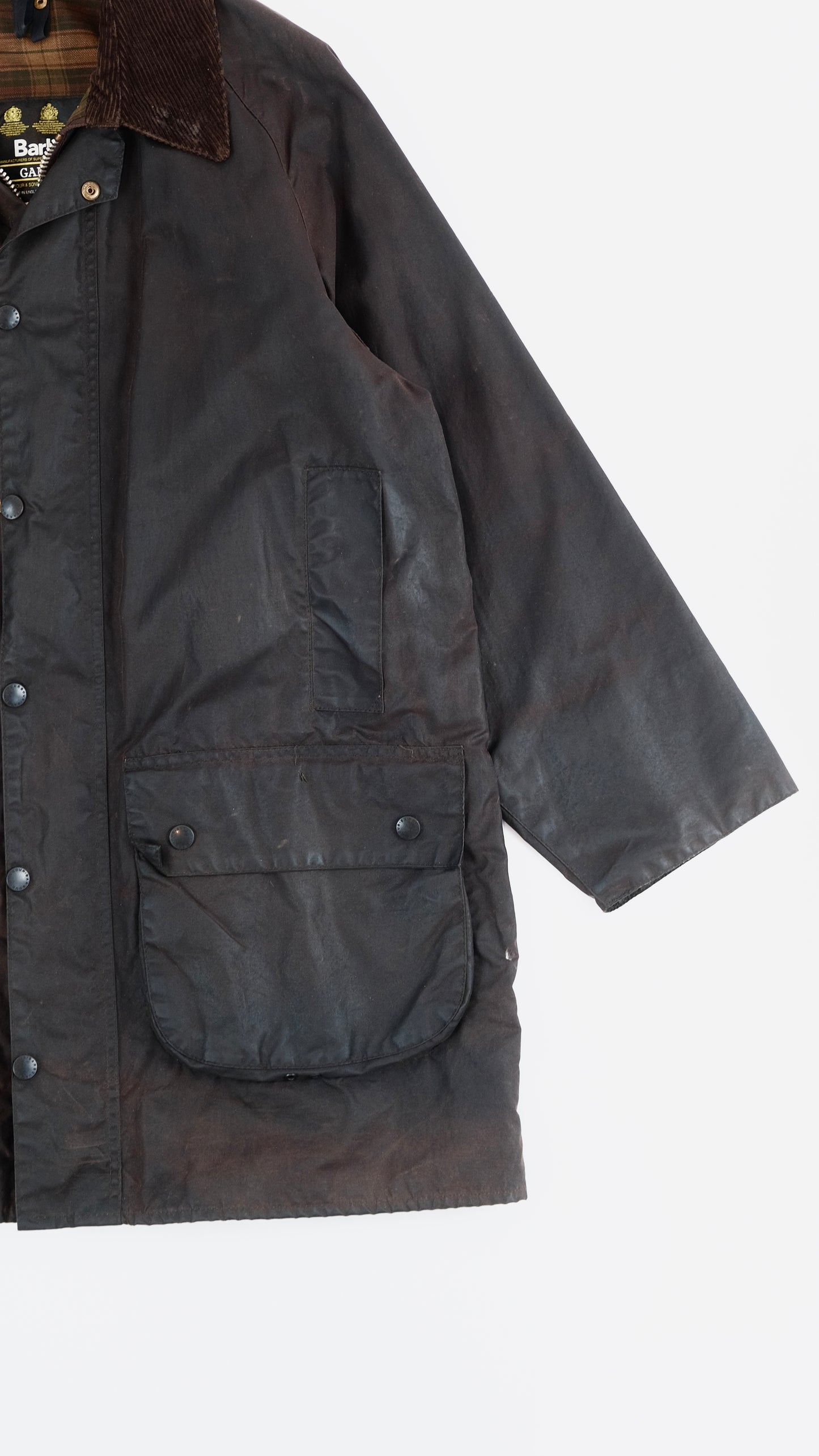 80s Barbour Gamefair waxed jacket XL