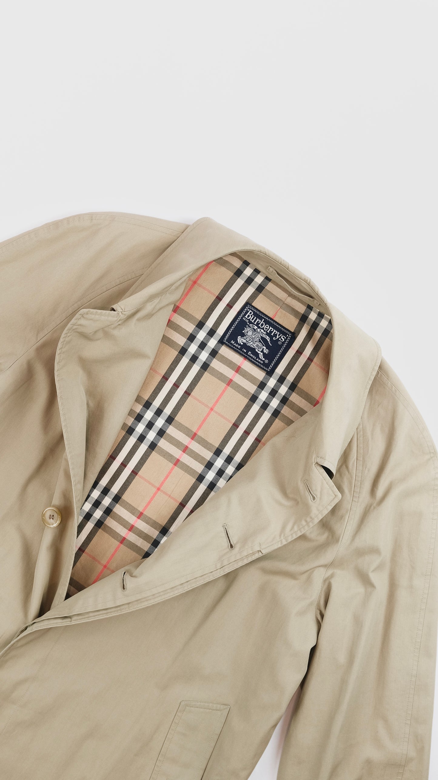 80s Burberry trench L