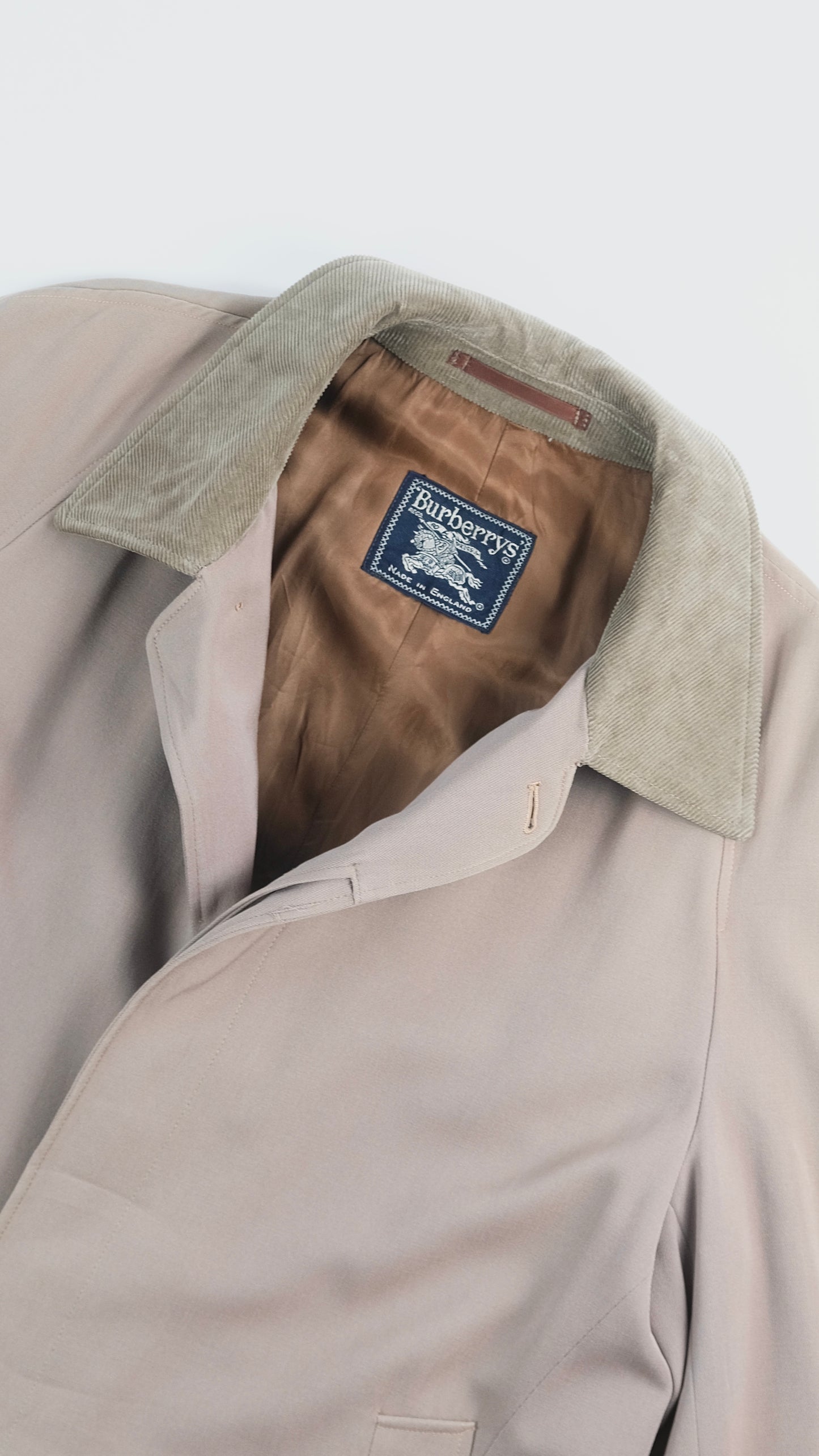80s Burberry's Trench coat XL