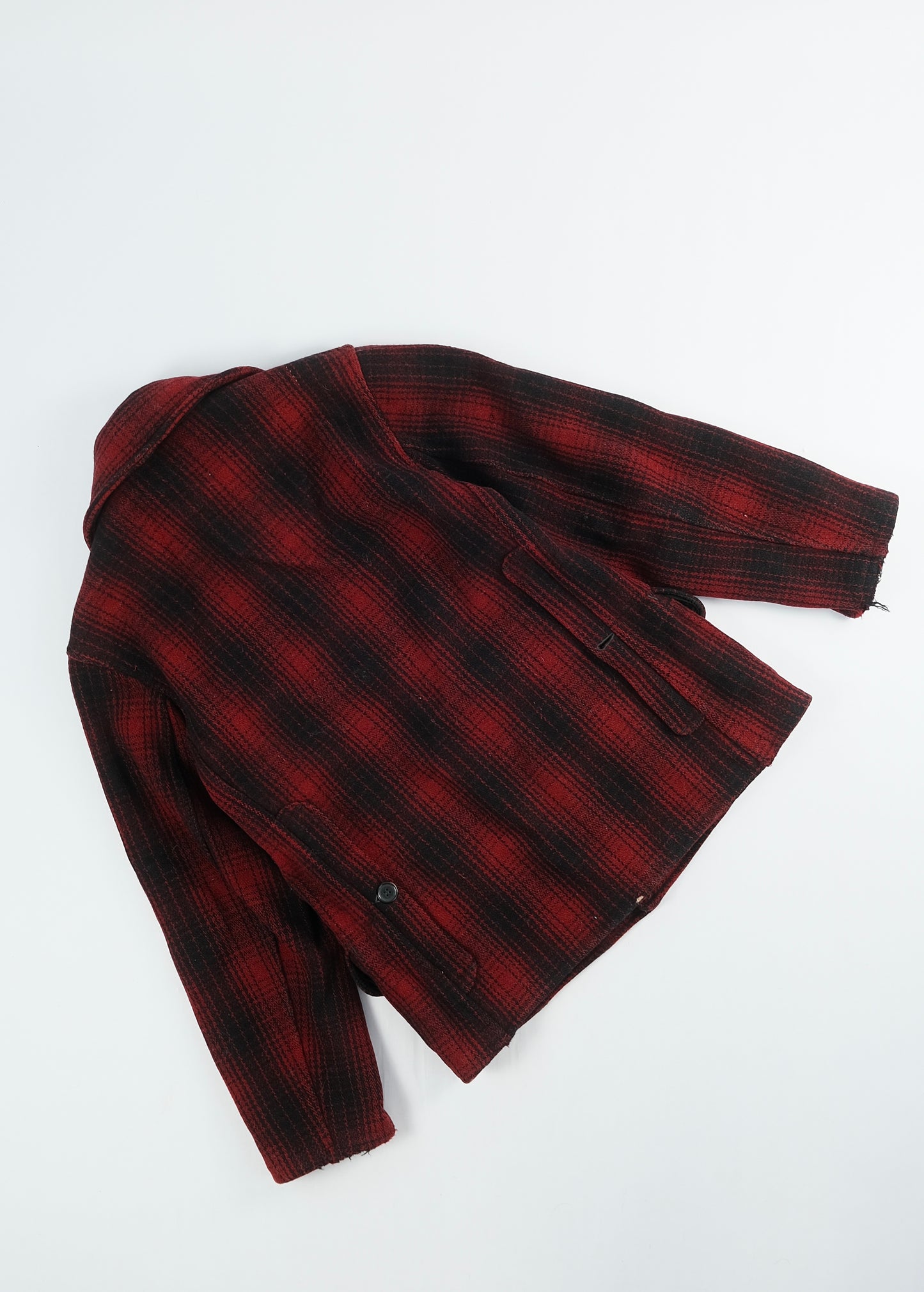 50s PennRich buffalo plaid jacket M