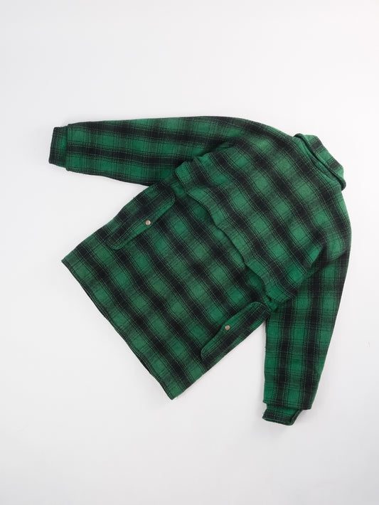 60s Aero wool checkered jacket L