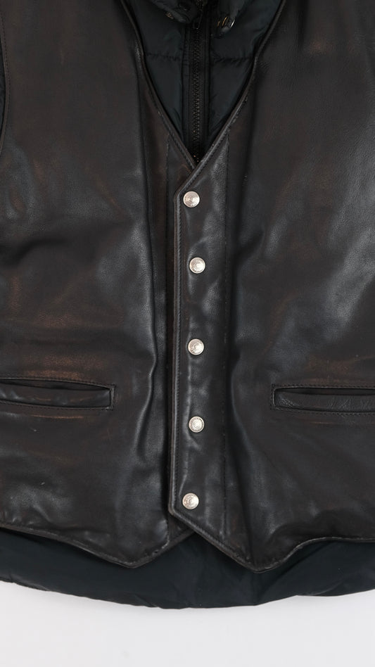 70s Schott down puffer jacket L