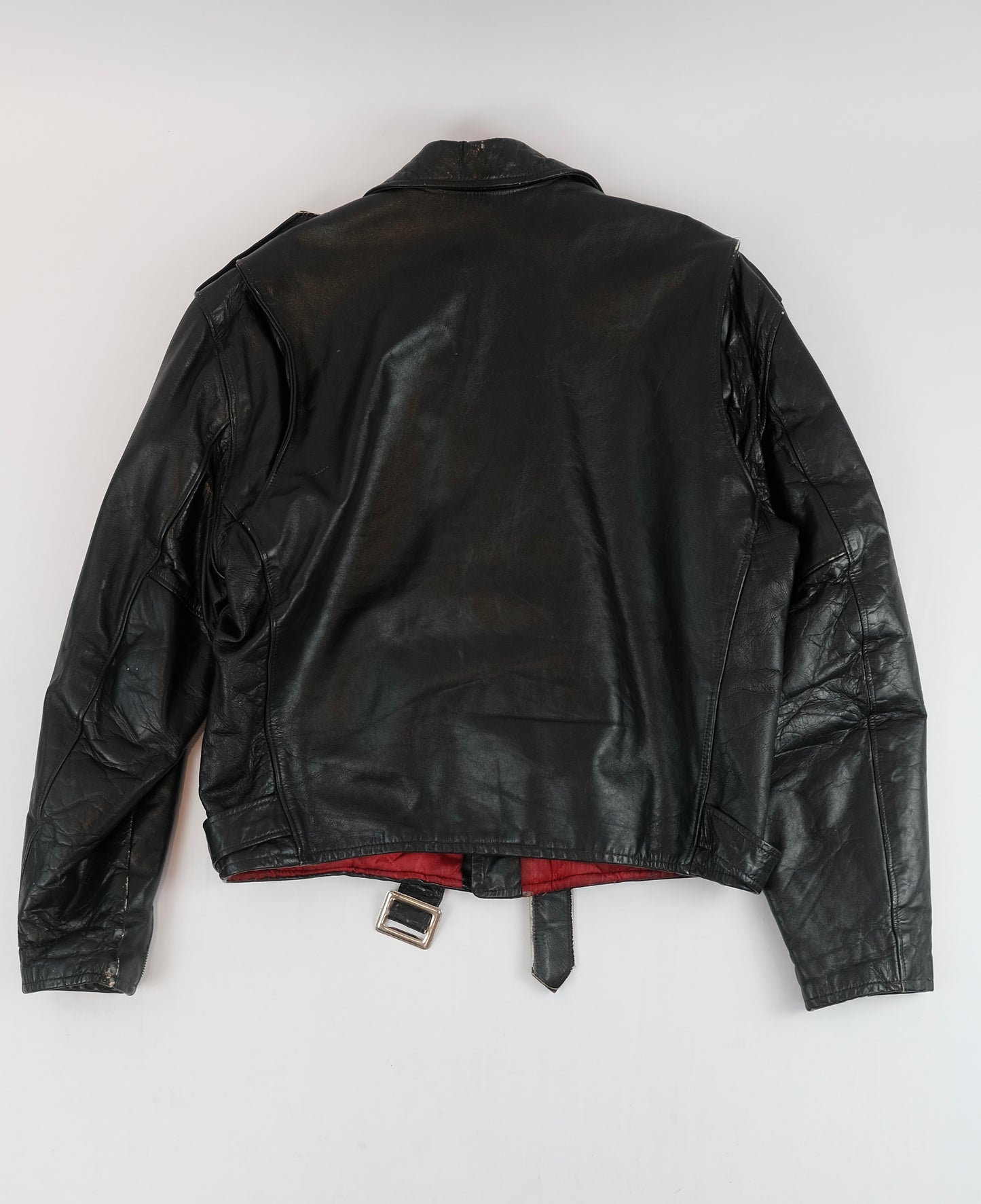 60s Alden Biker leather jacket M