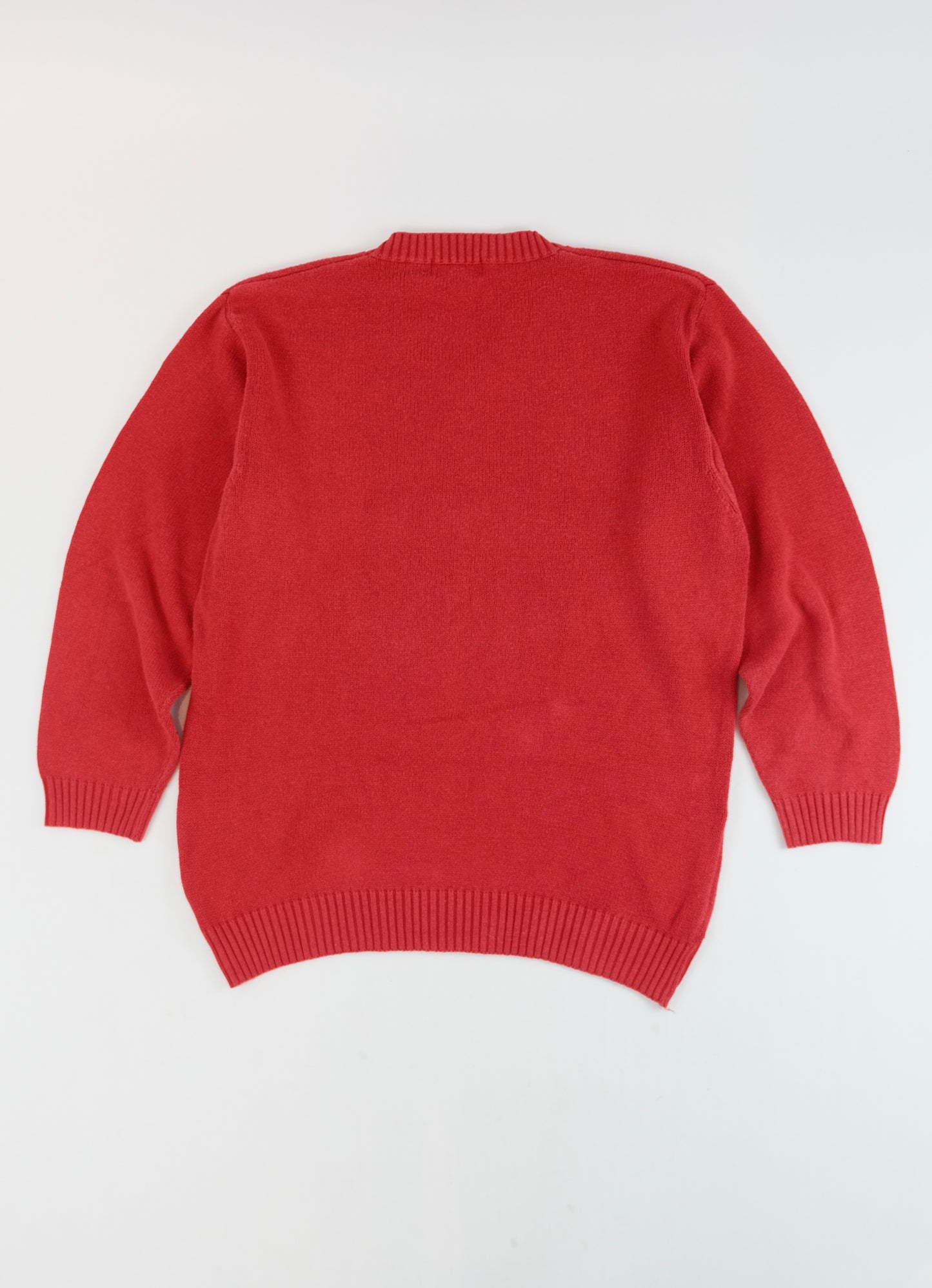 80s Ralph Lauren Cotton Knit V neck L