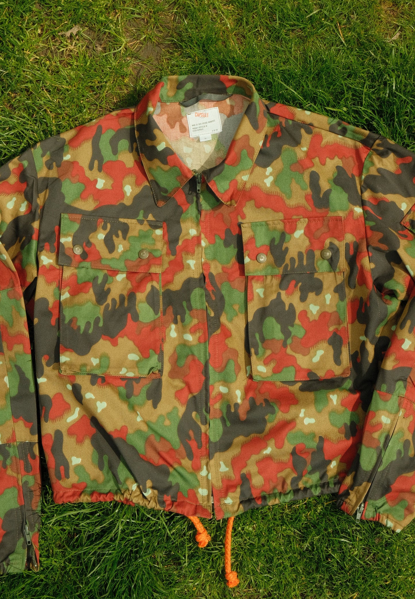 CAPSULE CL9.2 - 80s Swiss Alpenflage army Jacket - vintage clochard92.com