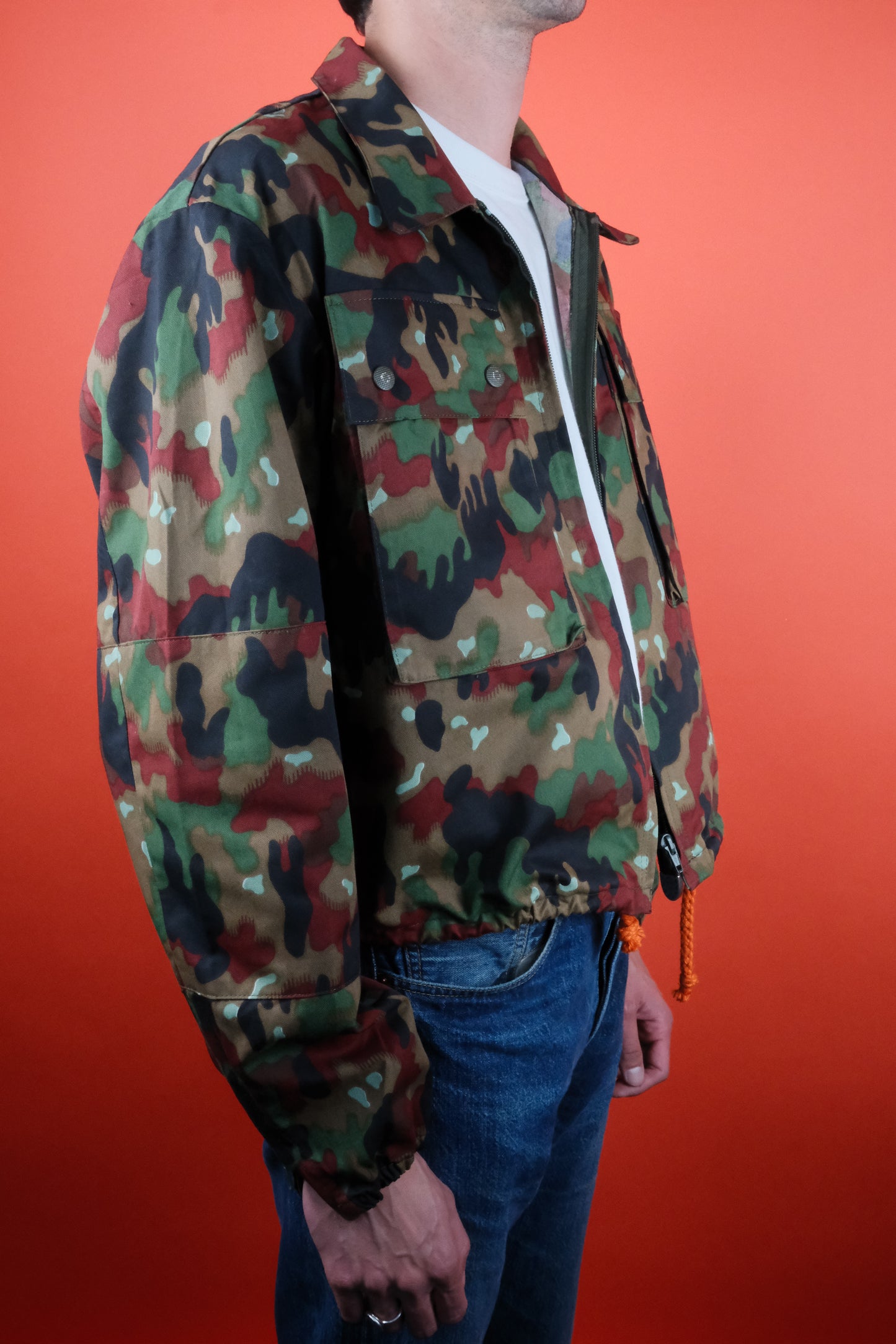 CAPSULE CL9.2 - 80s Swiss Alpenflage army Jacket - vintage clochard92.com