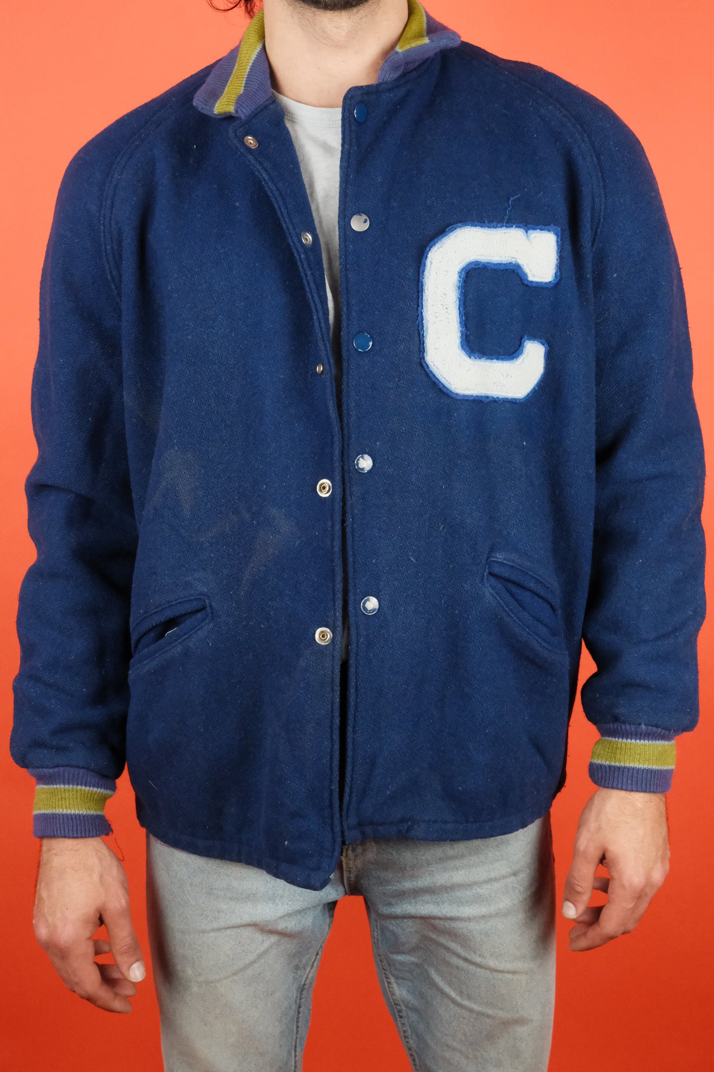 Vintage Varsity Jacket  - vintage clothing clochard92.com