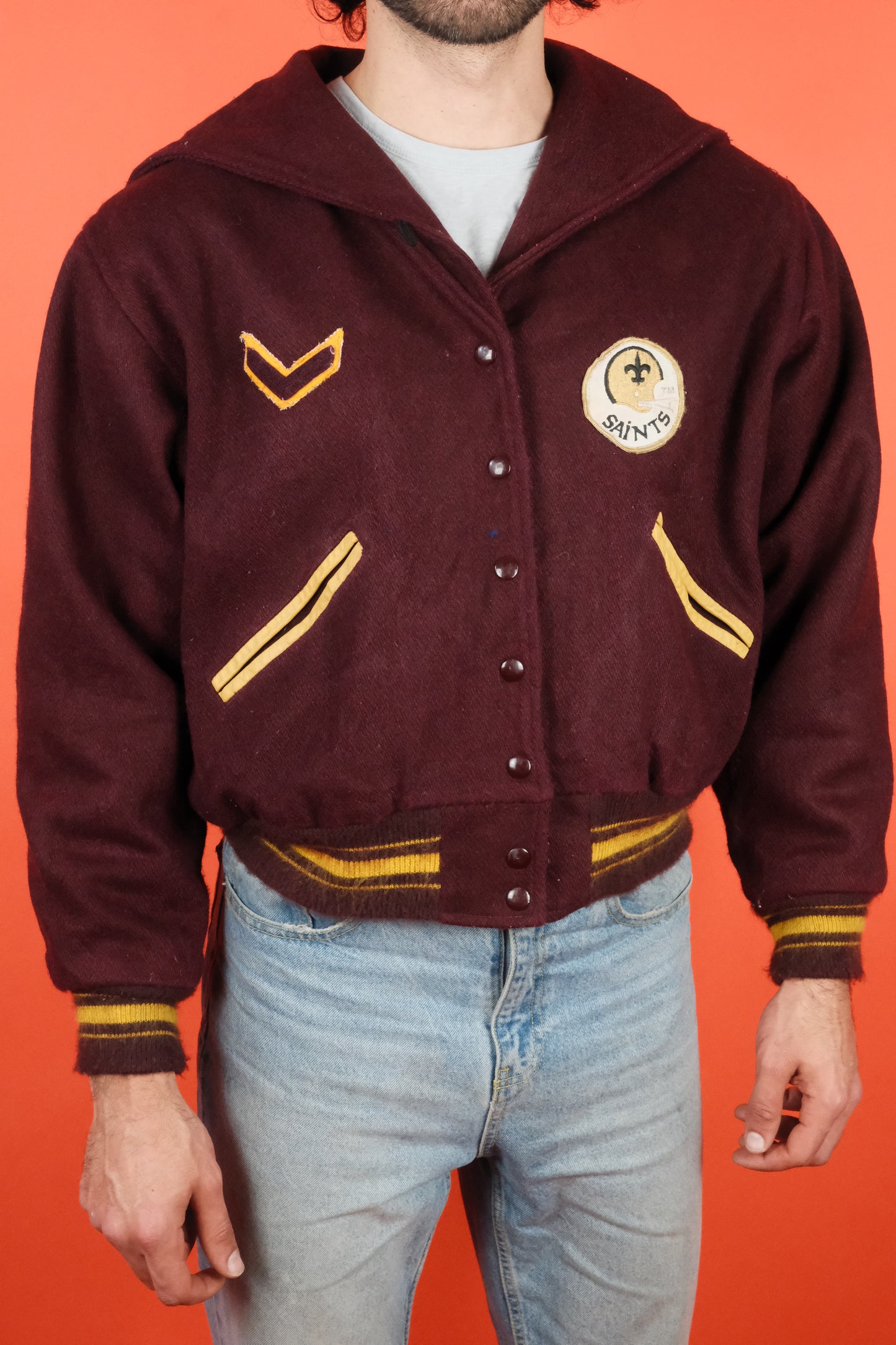 Butwin Varsity Jacket 'L' Made in USA - vintage clothing clochard92.com