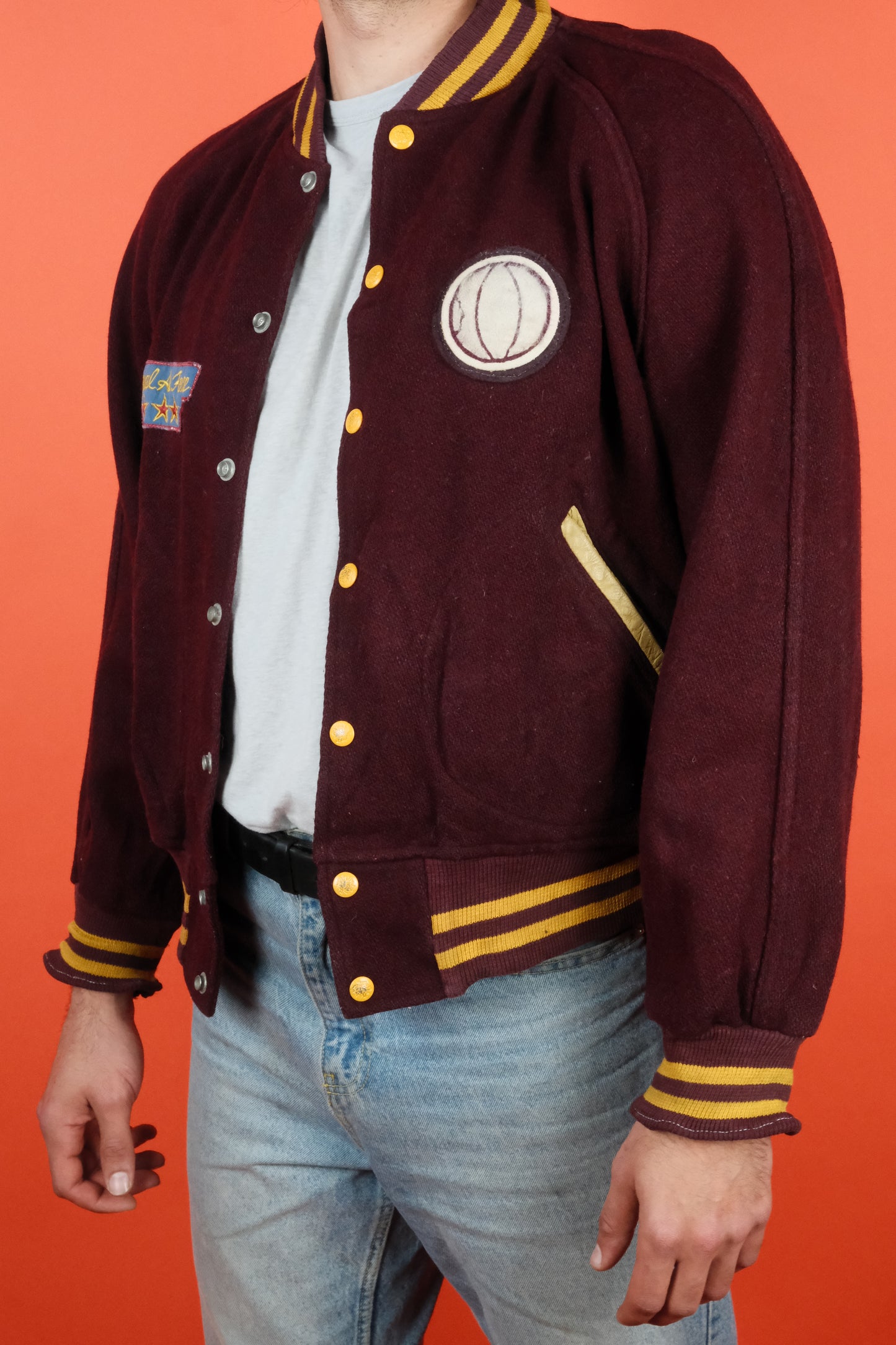 Royal Air Force 'ARLINGTON' Varsity Jacket - vintage clothing clochard92.com