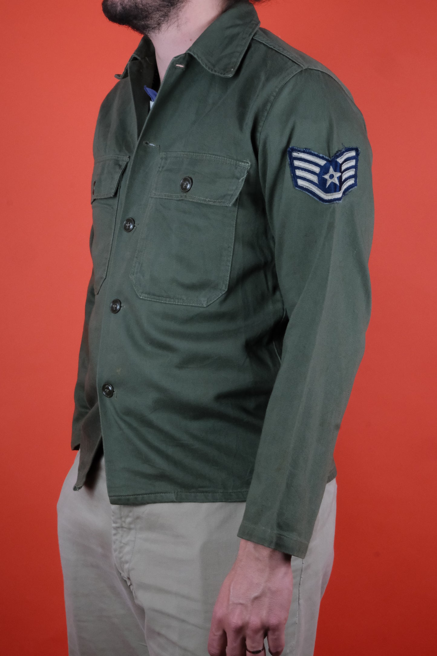 USAF OG-107 Shirt  - vintage clothing clochard92.com