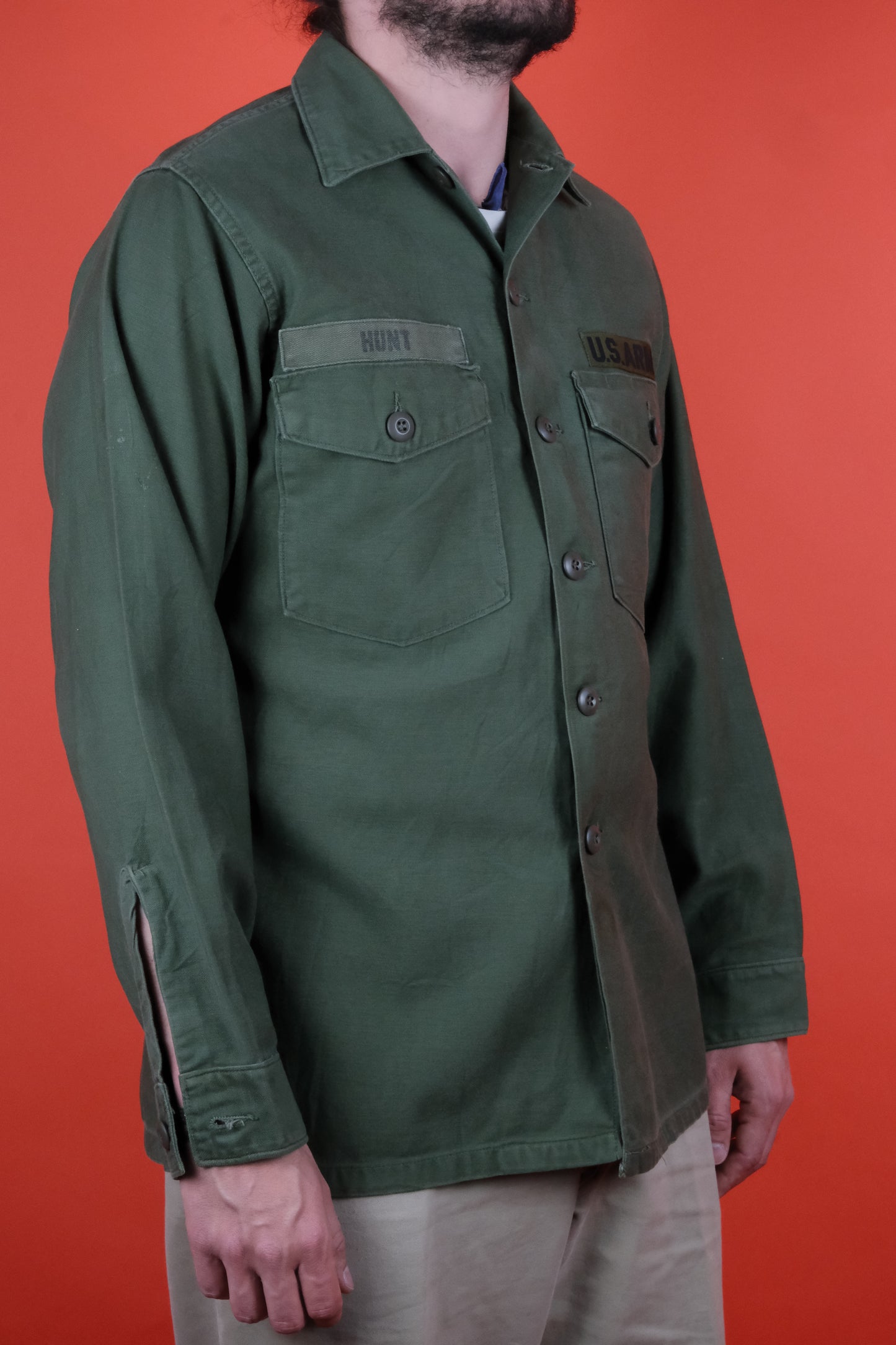 US Army OG-107 Shirt  - vintage clothing clochard92.com