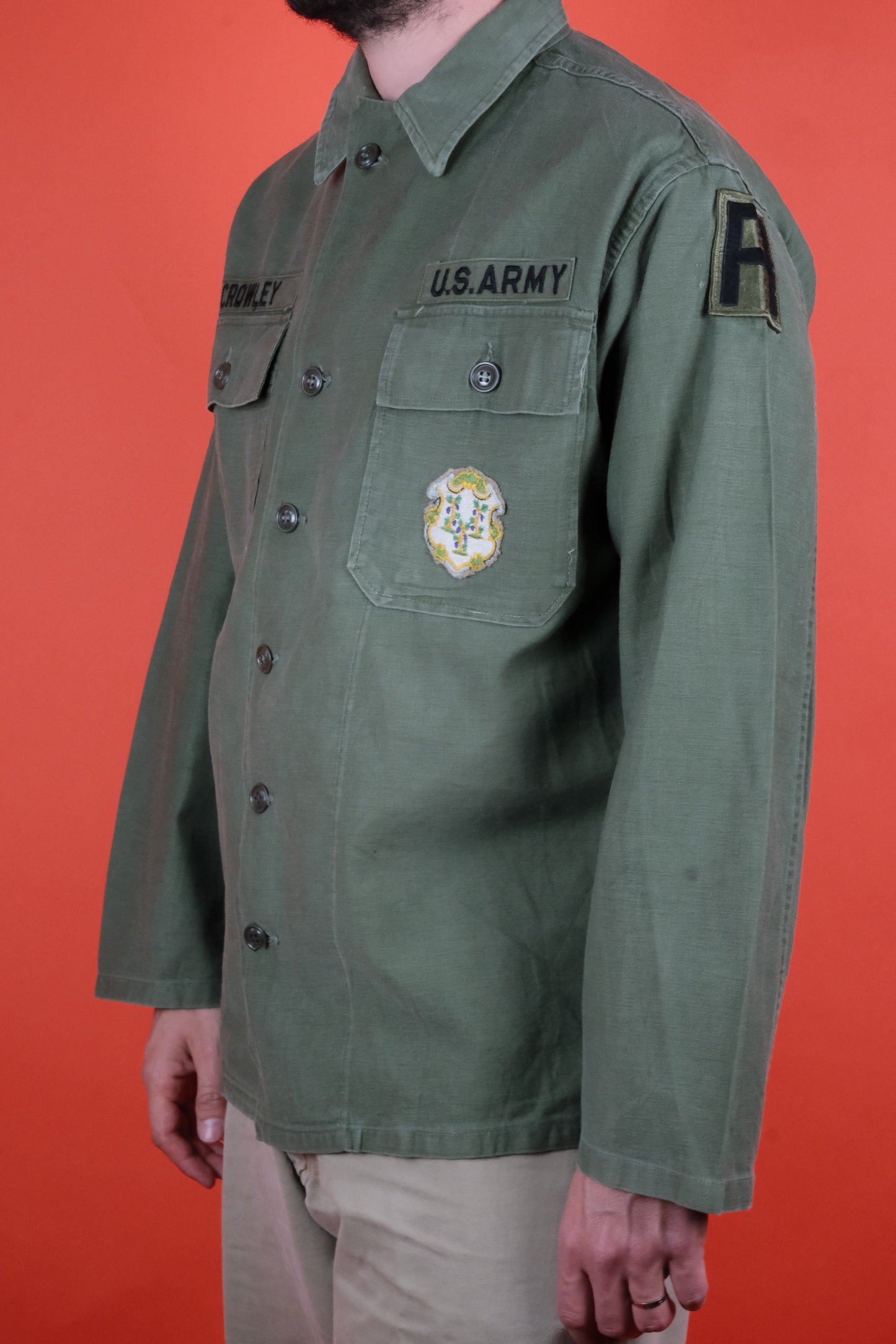 US Army OG-107 Shirt  - vintage clothing clochard92.com