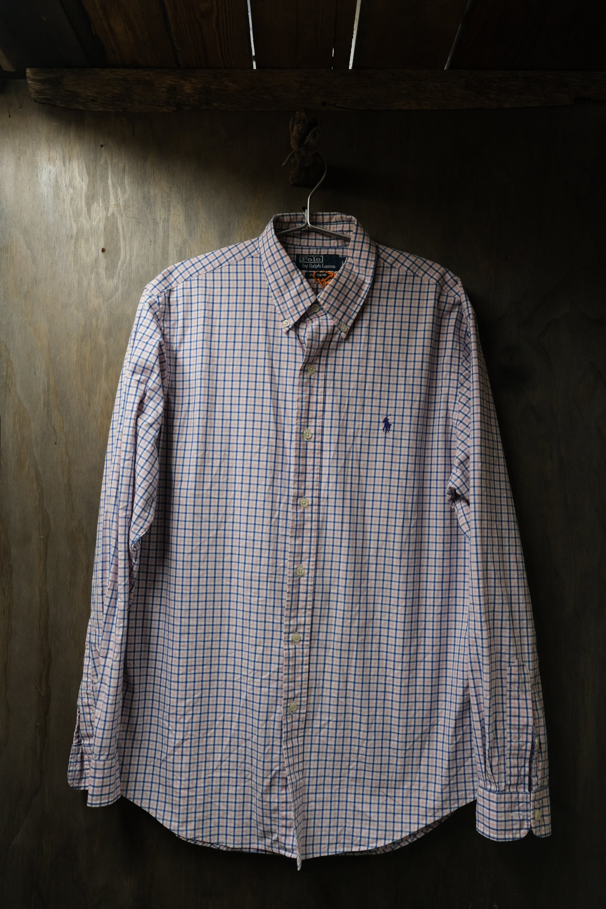 Vintage Polo Ralph Lauren checkered shirt L, Vintage Store Clochard92.com