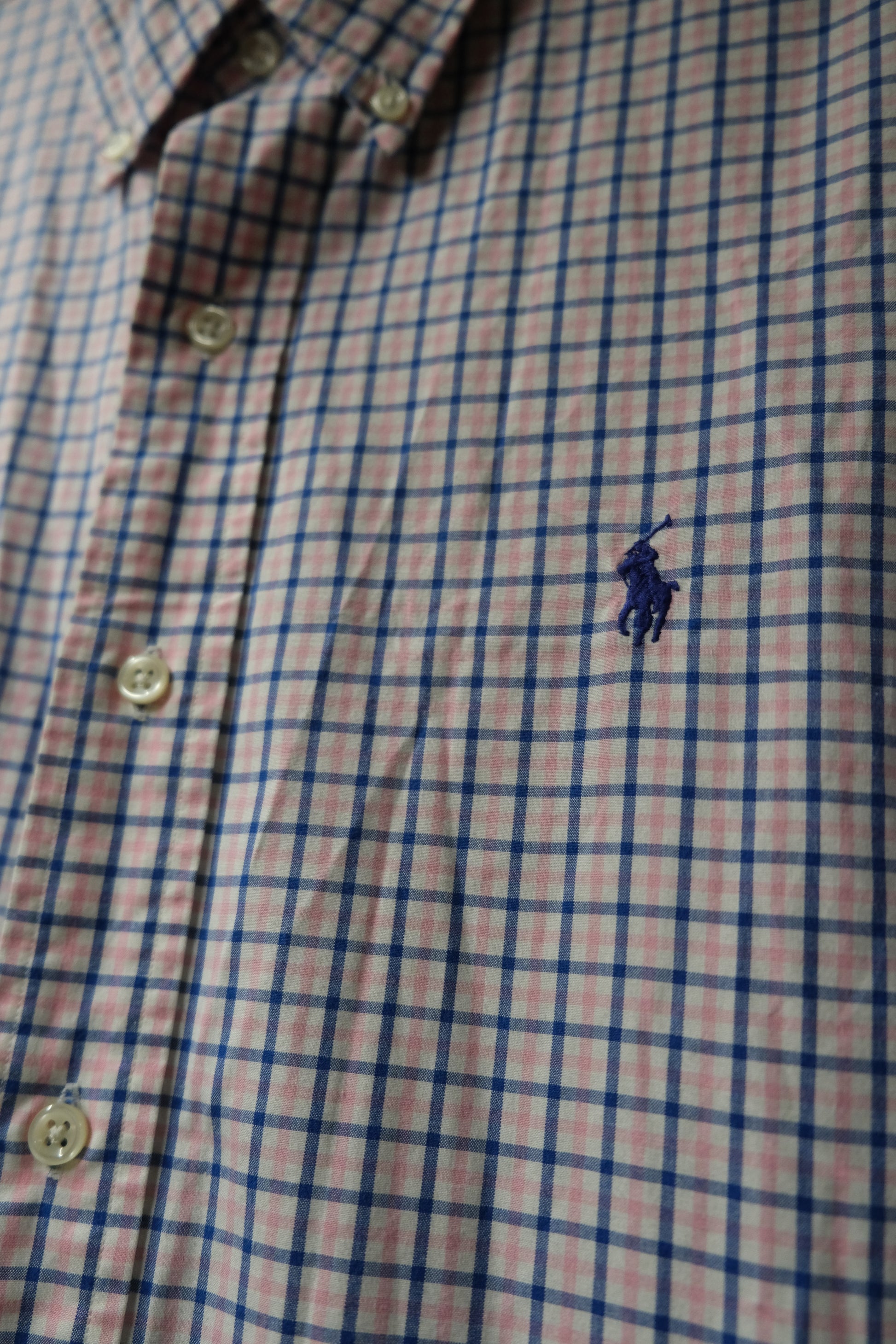 Vintage Polo Ralph Lauren checkered shirt L, Vintage Store Clochard92.com