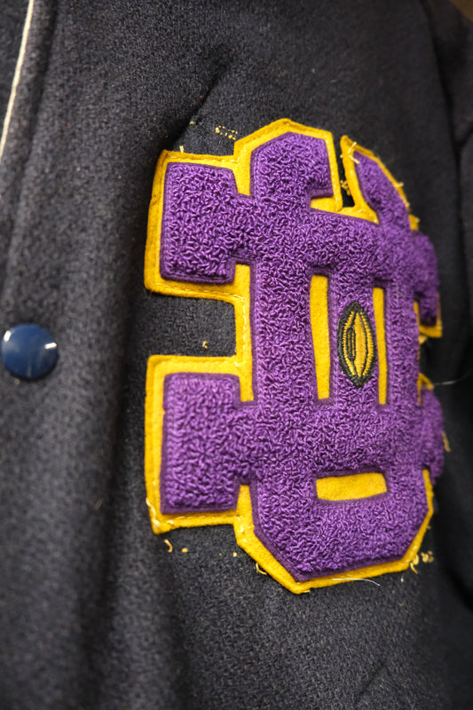 Vintage 1970s reversibile varsity jacket M