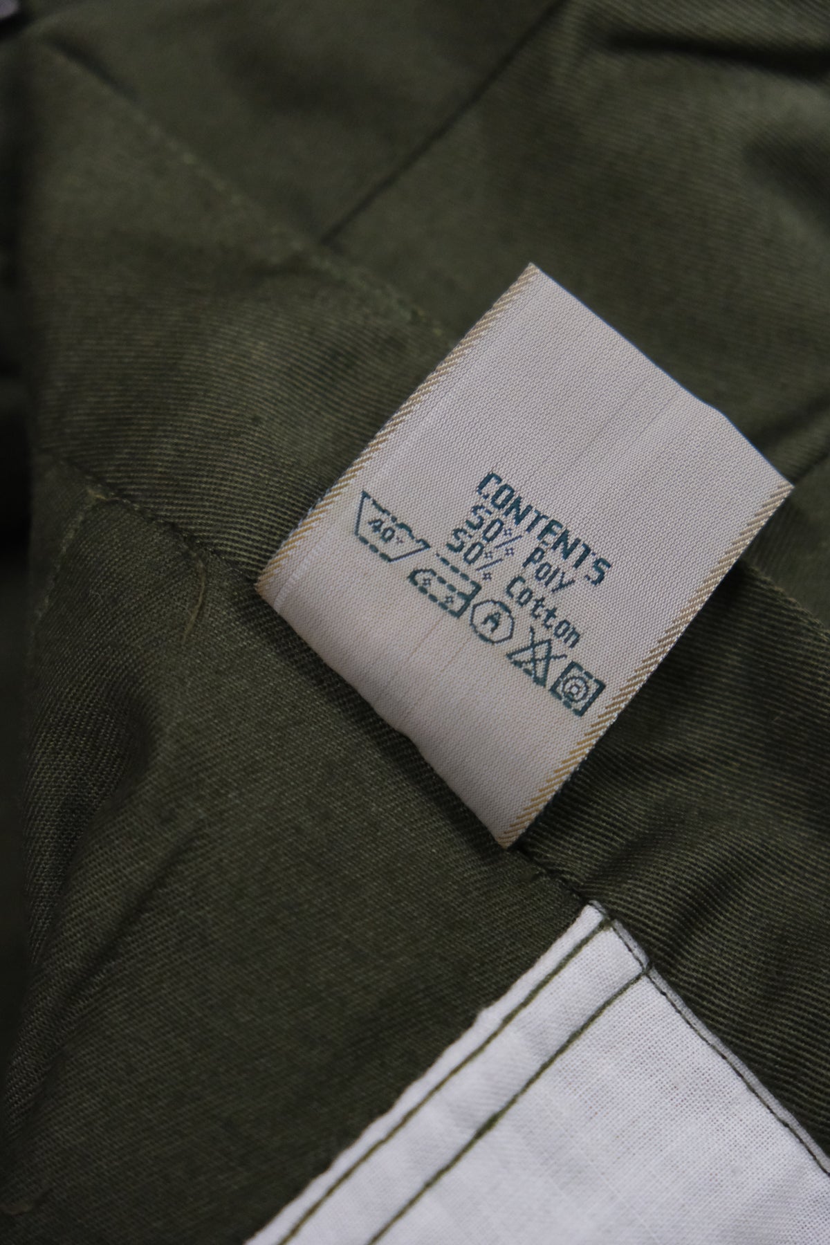 Vintage green army shorts L/XL