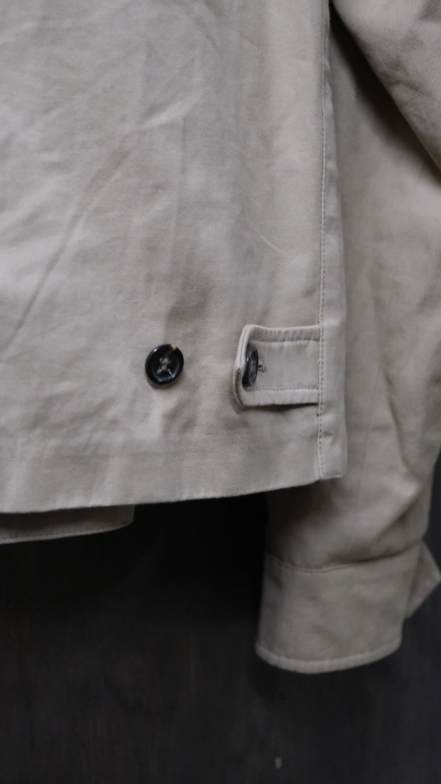 90s Prada canvas leather jacket S