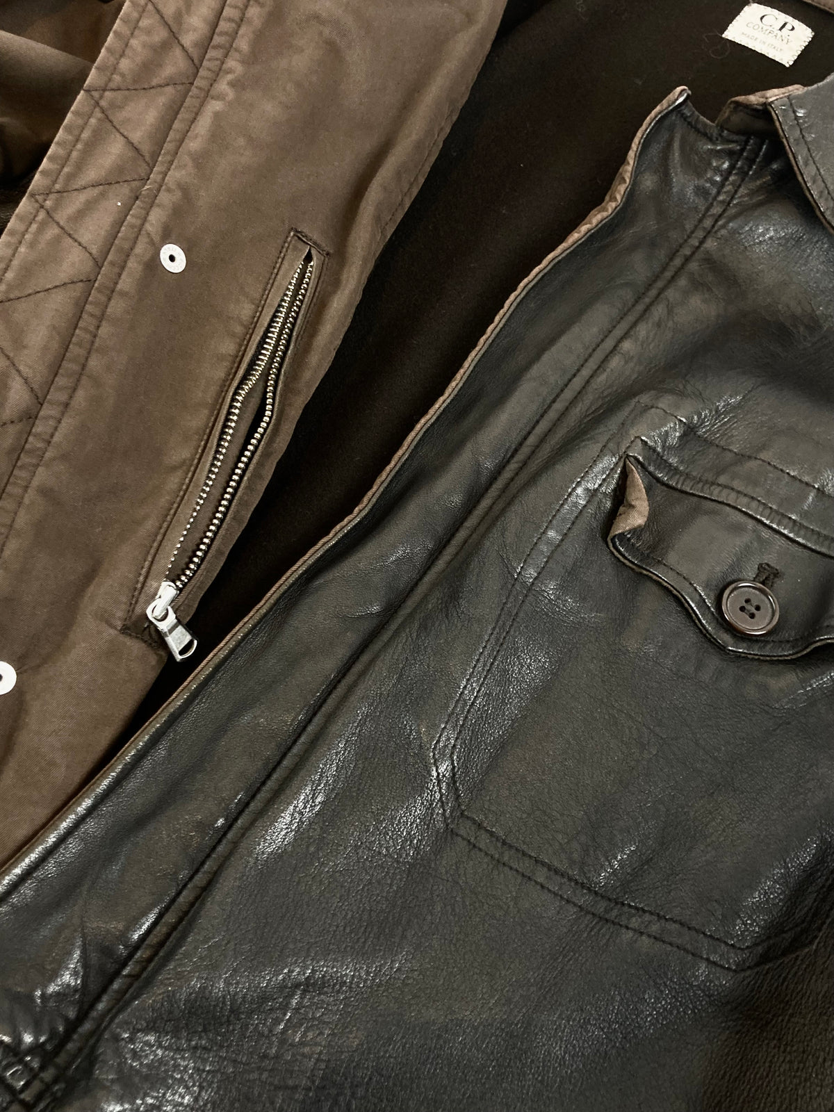 2000s Cp company two tone Field jacket