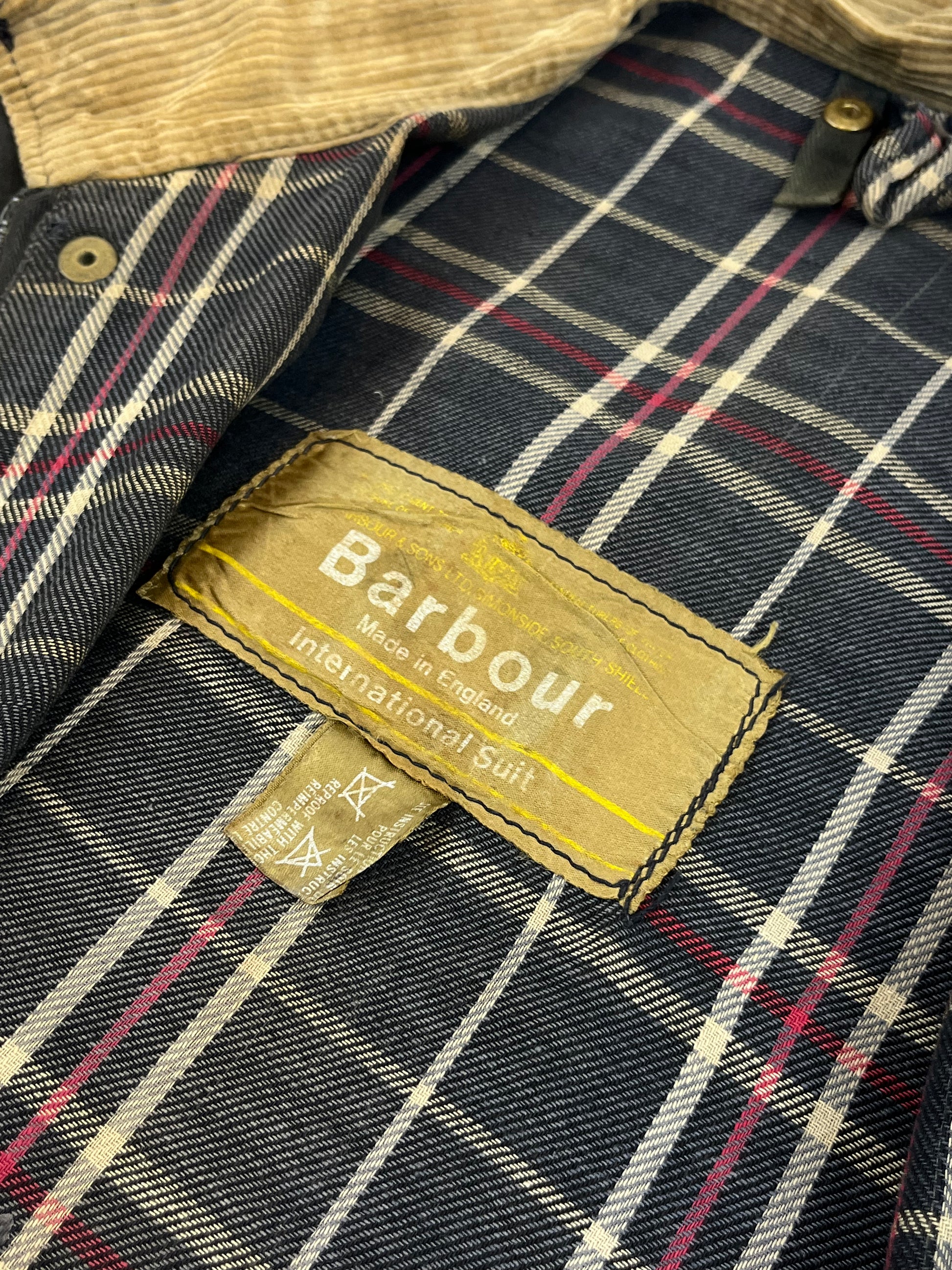 Barbour International M con una corona degli anni '70, Vintage Store Clochard92.com