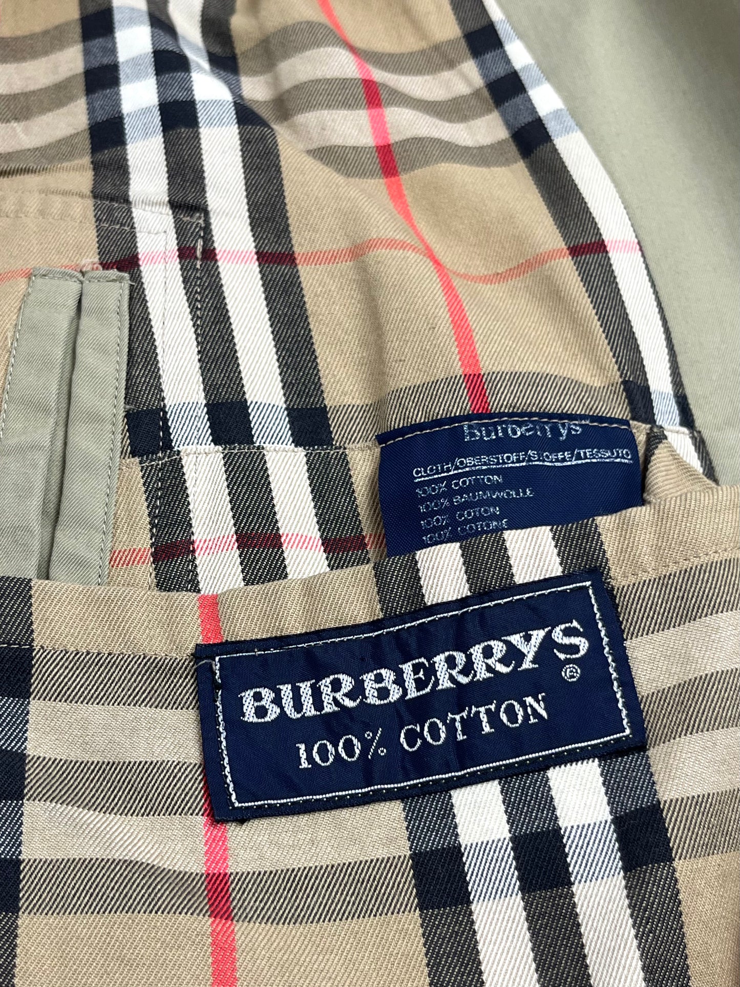 80s Burberry trench L