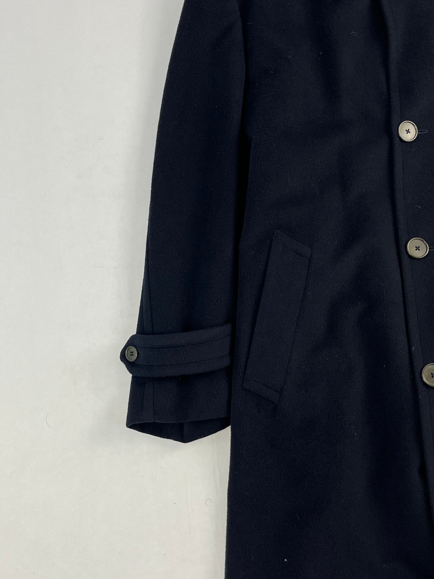 80s Gianfranco Ferre cashmere Navy coat M