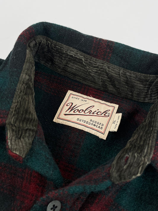 80s Woolrich wool shirt XL