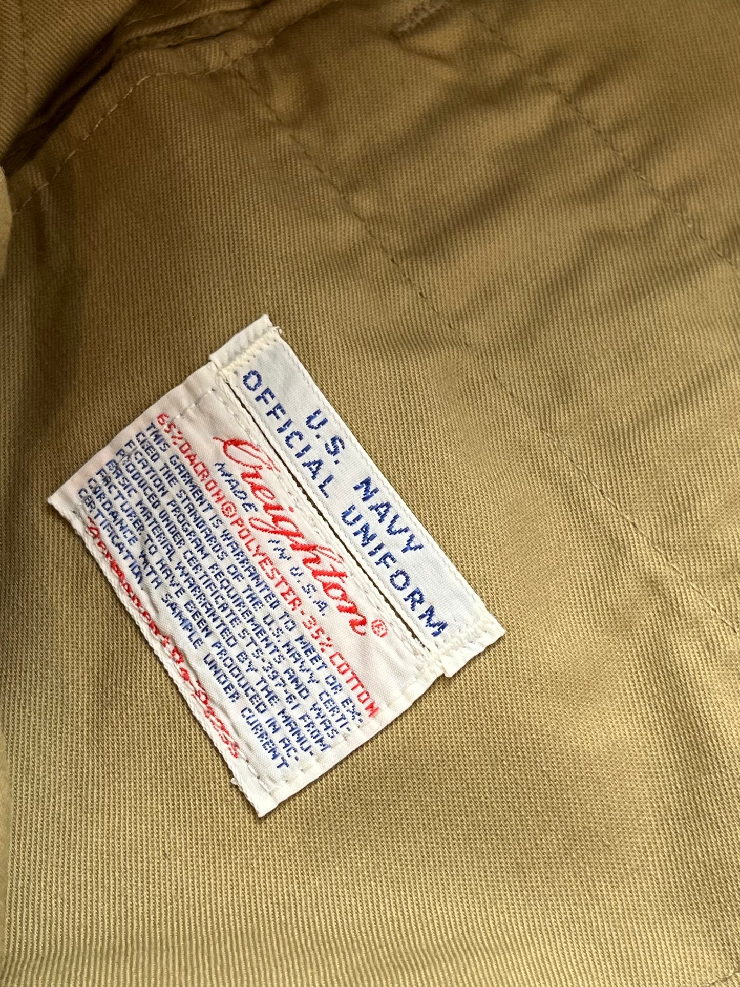 US Navy chino pants
