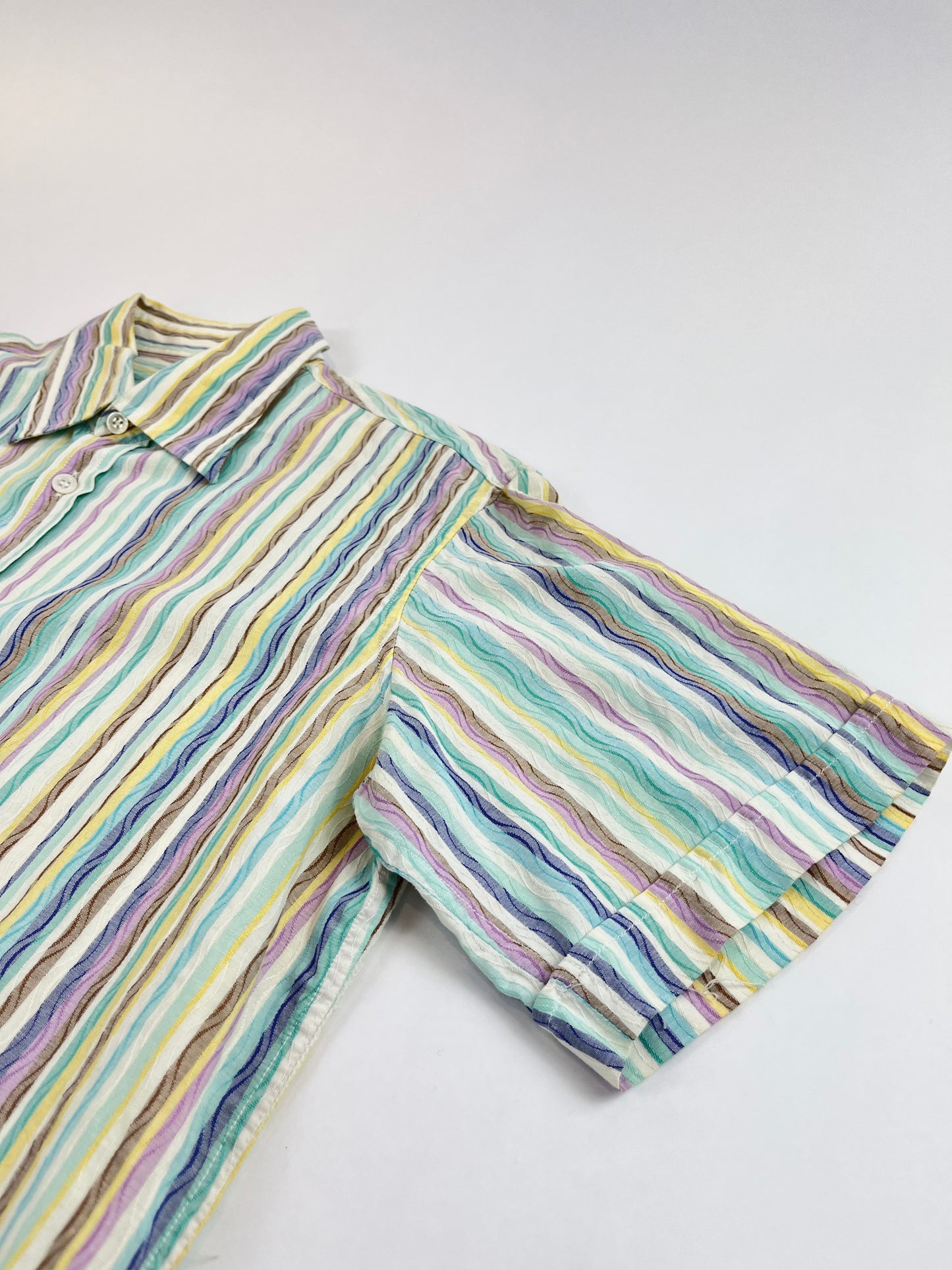 80s Missoni short sleeve shirt S