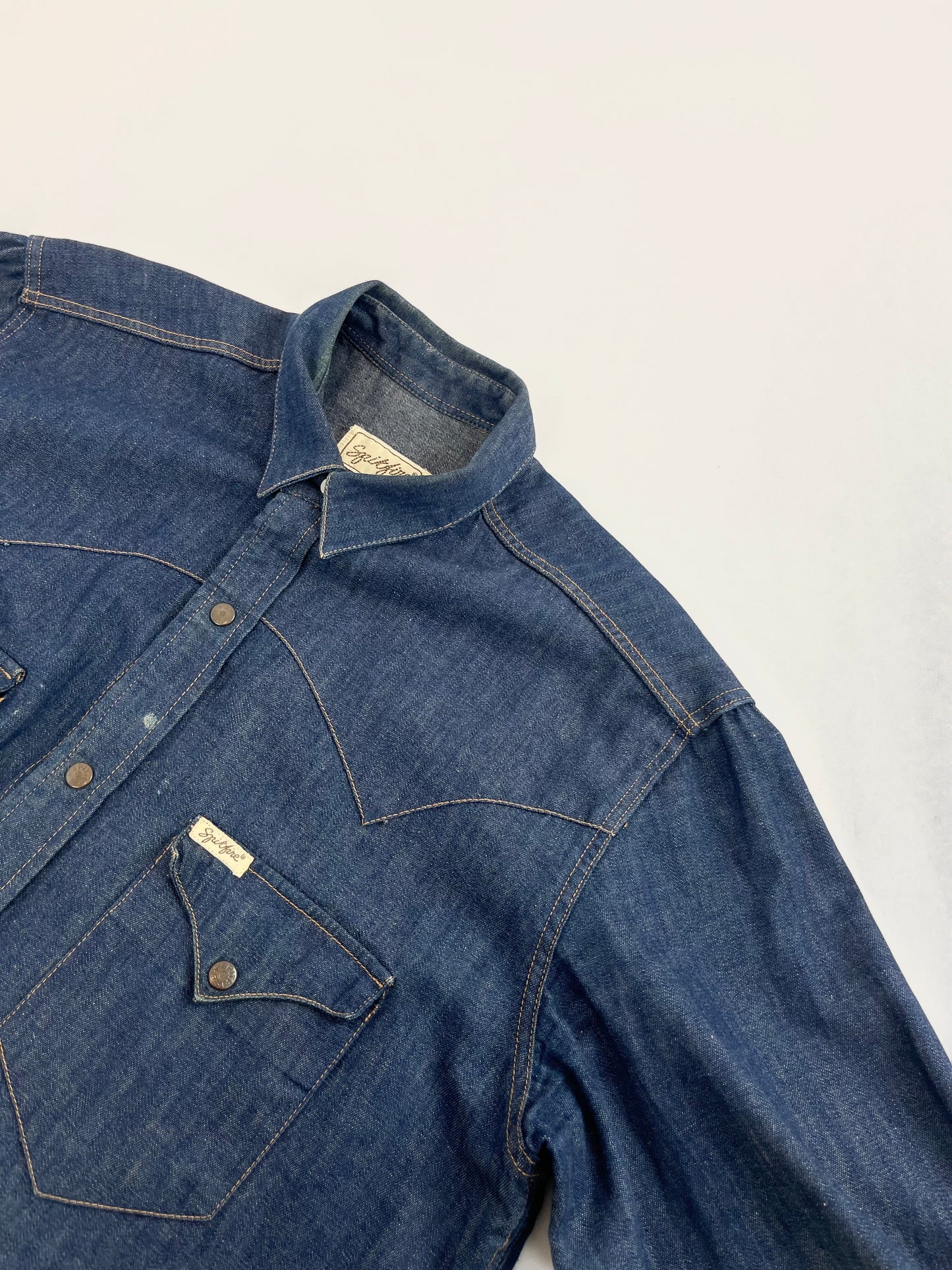1970s Spitfire Denim western shirt M