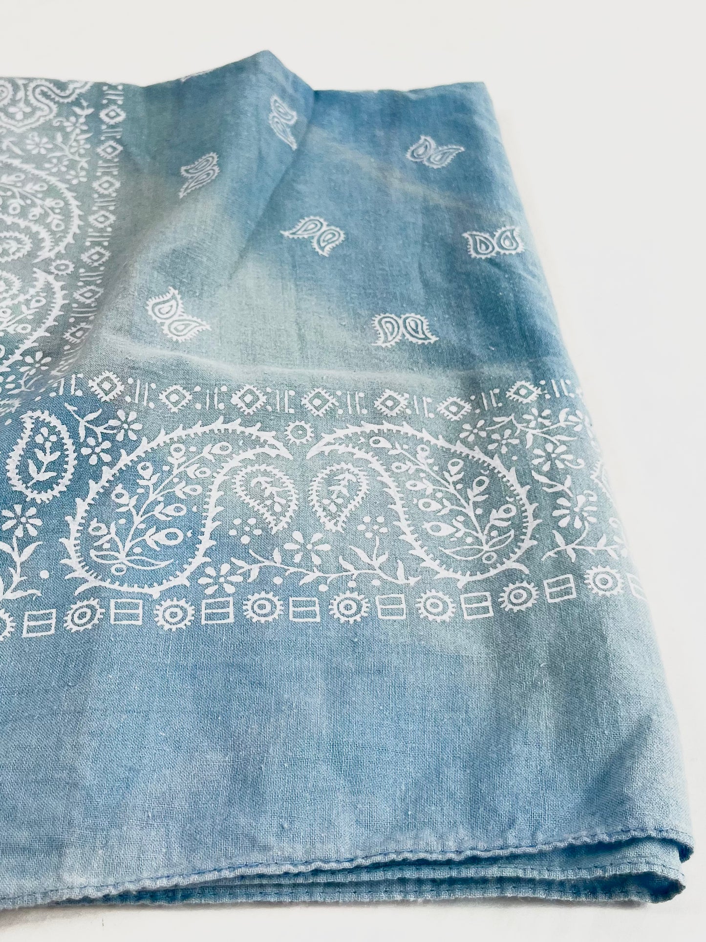 Vintage Light blue bandana
