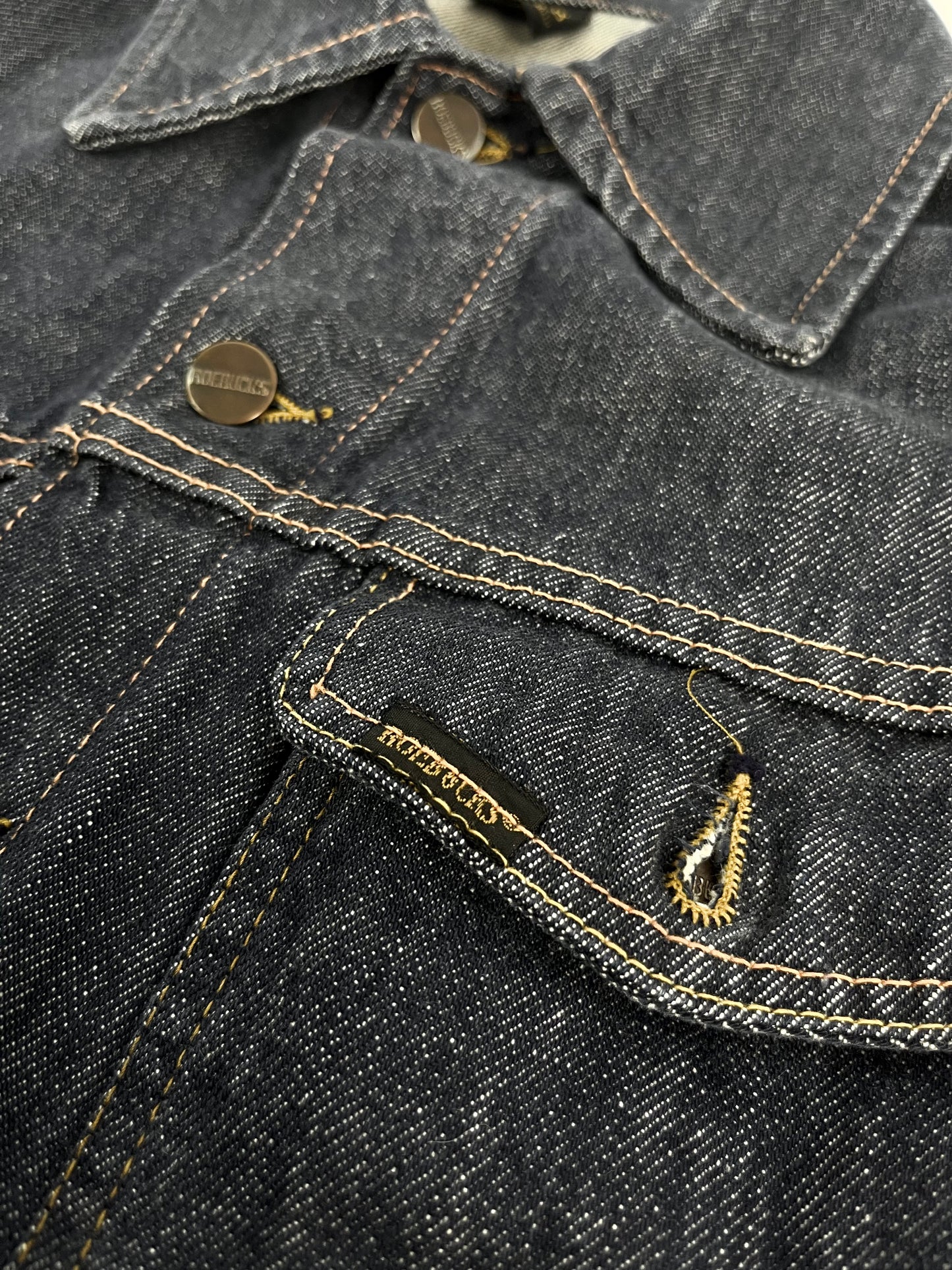 60s Roebucks Raw denim jacket S