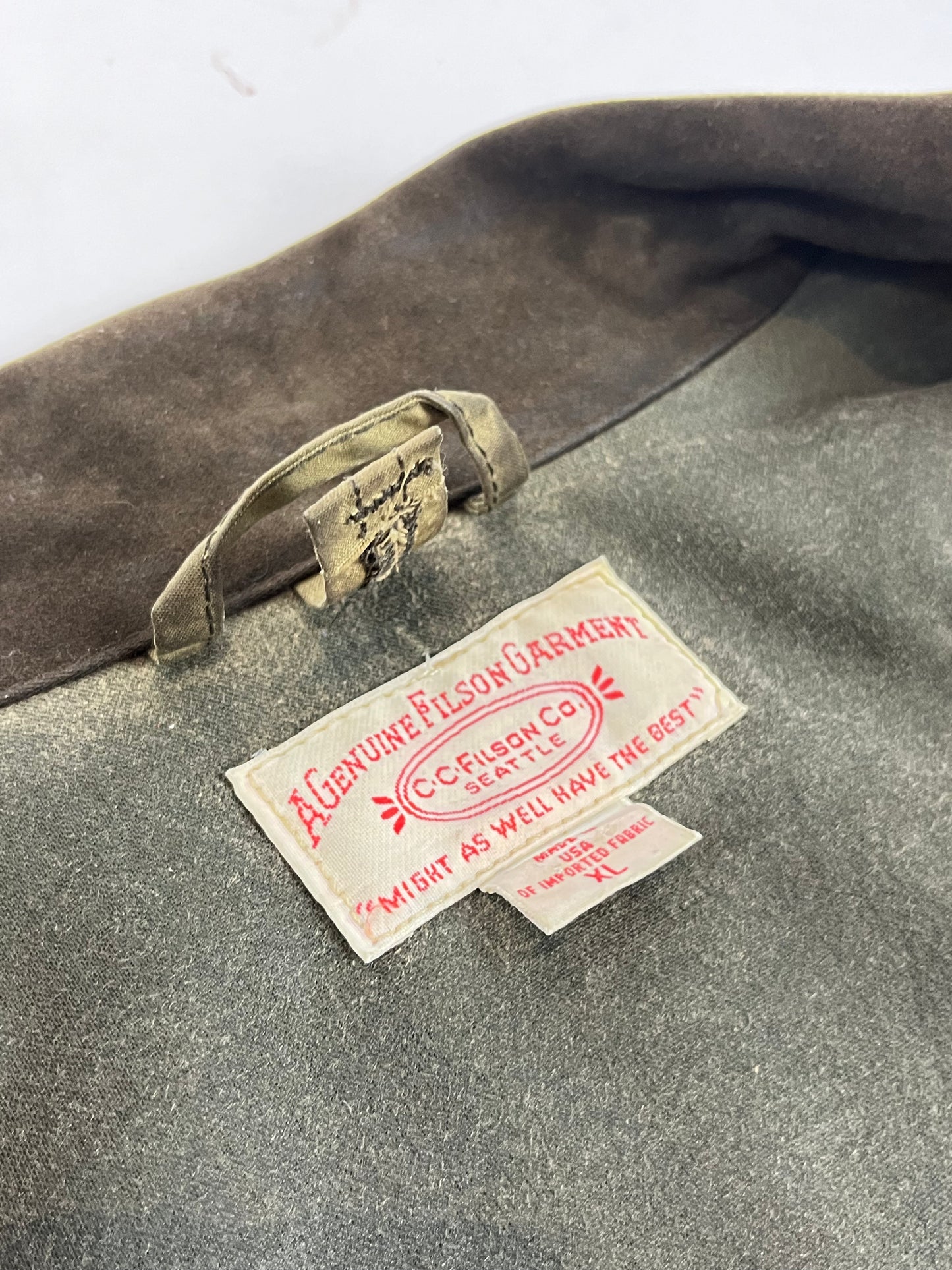 90s Filson waxed jacket XL
