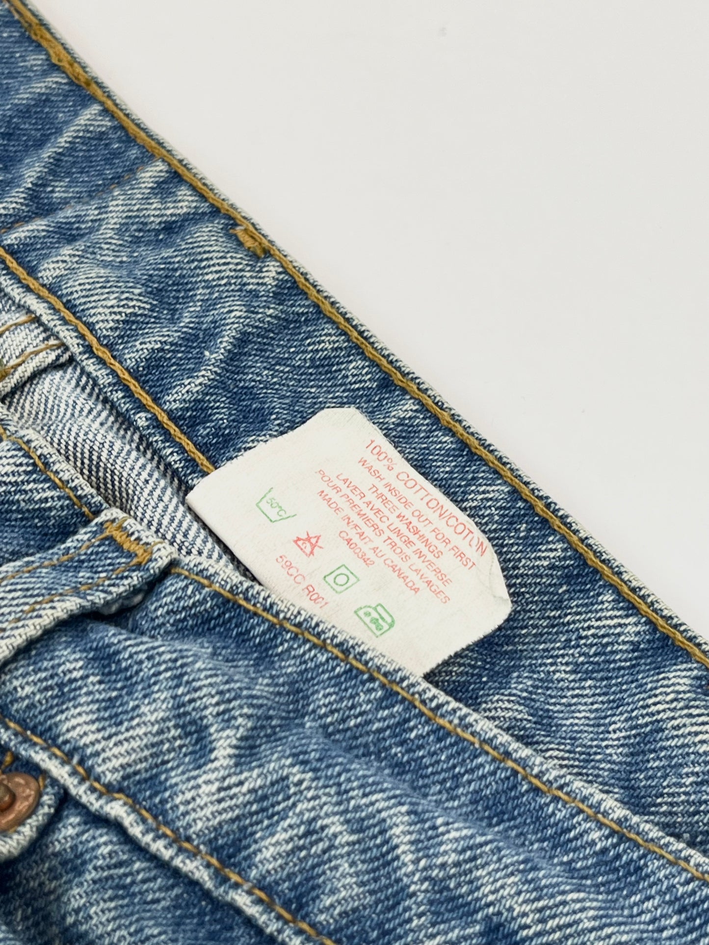 Levi's 619 orange tab w32