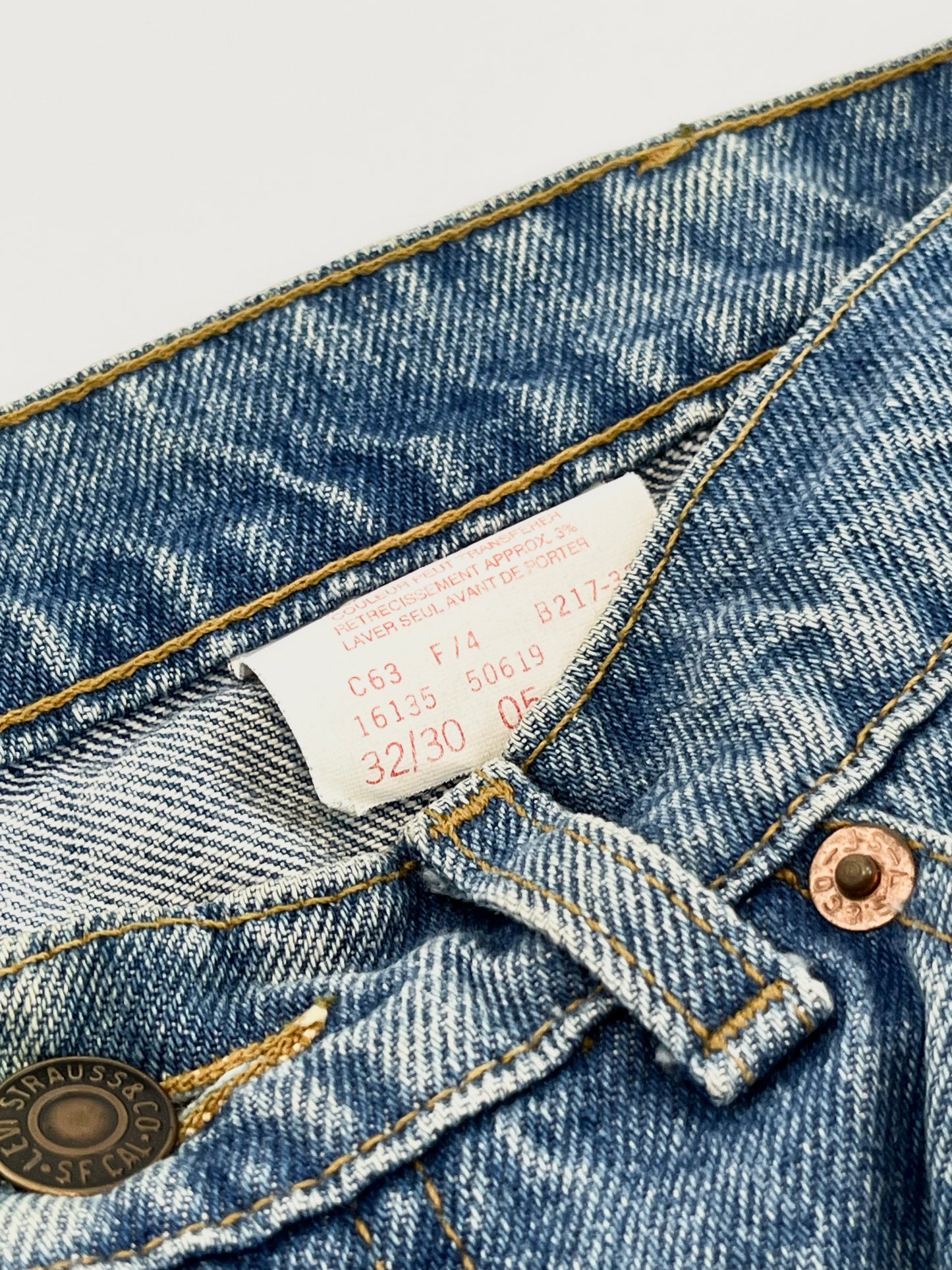 Levi's 619 orange tab w32