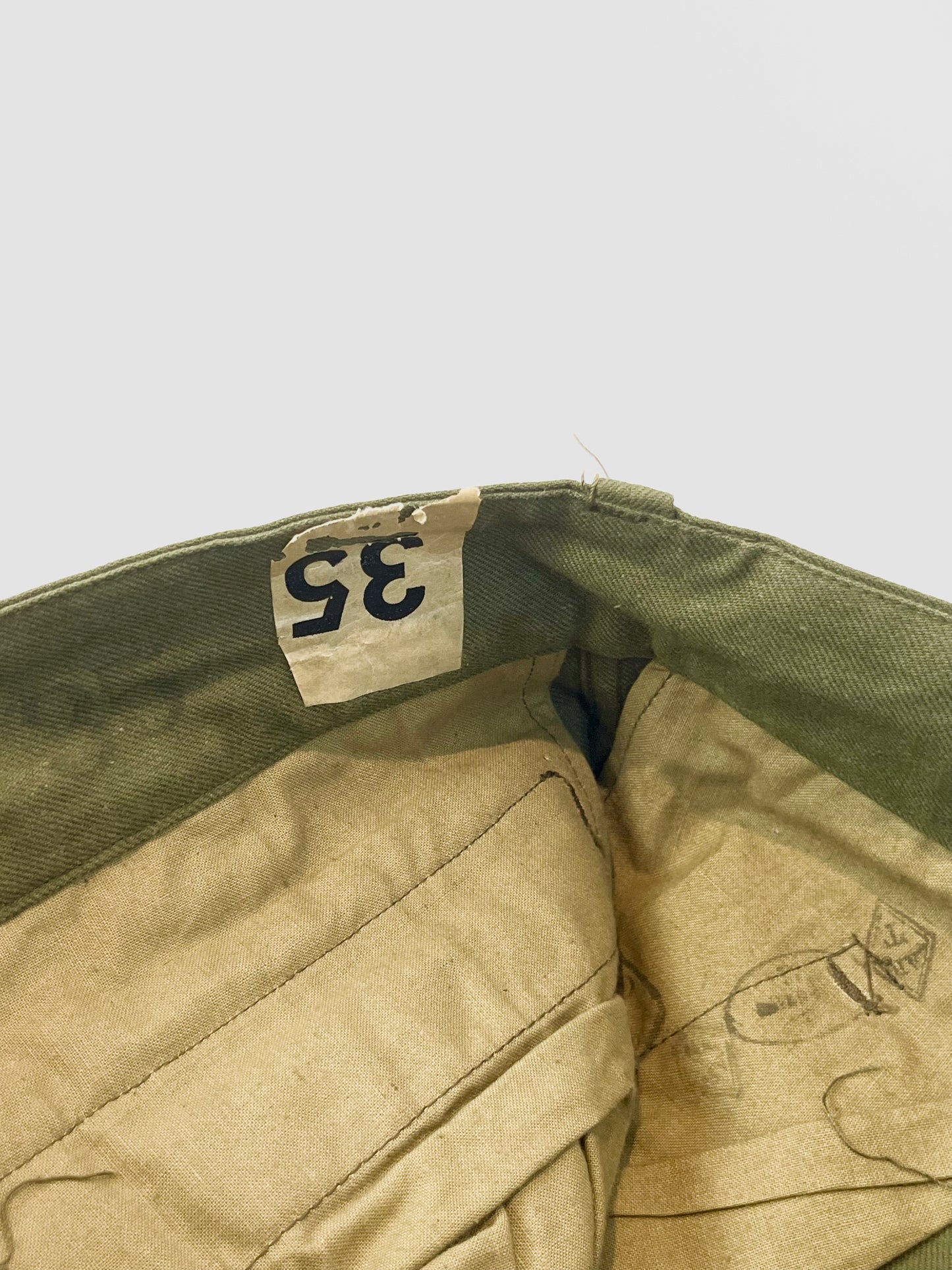 50s French army M-47 cargo pants XL