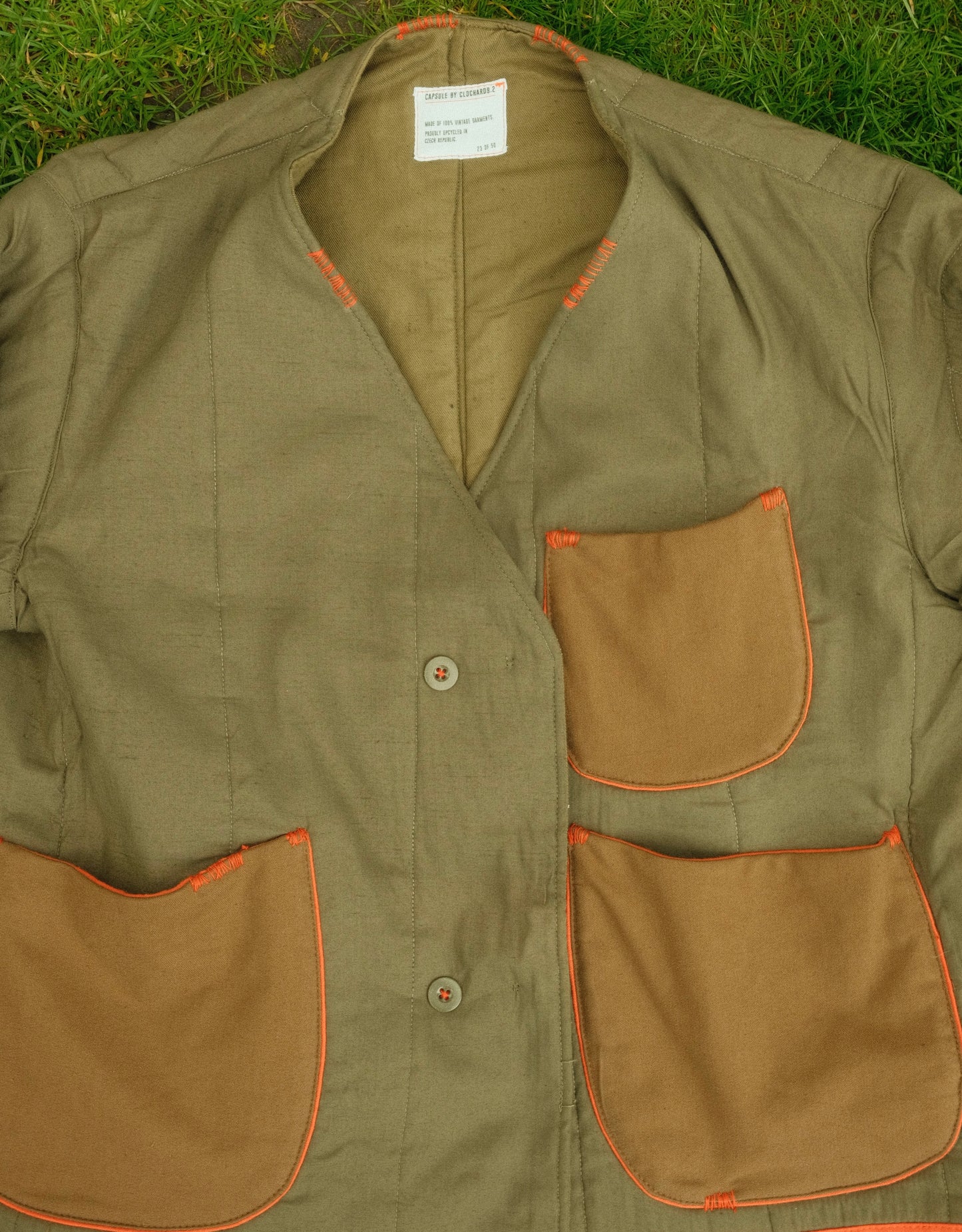 CAPSULE CL9.2 - 60s Reversible Army liner ''Czechoslovakian'' 