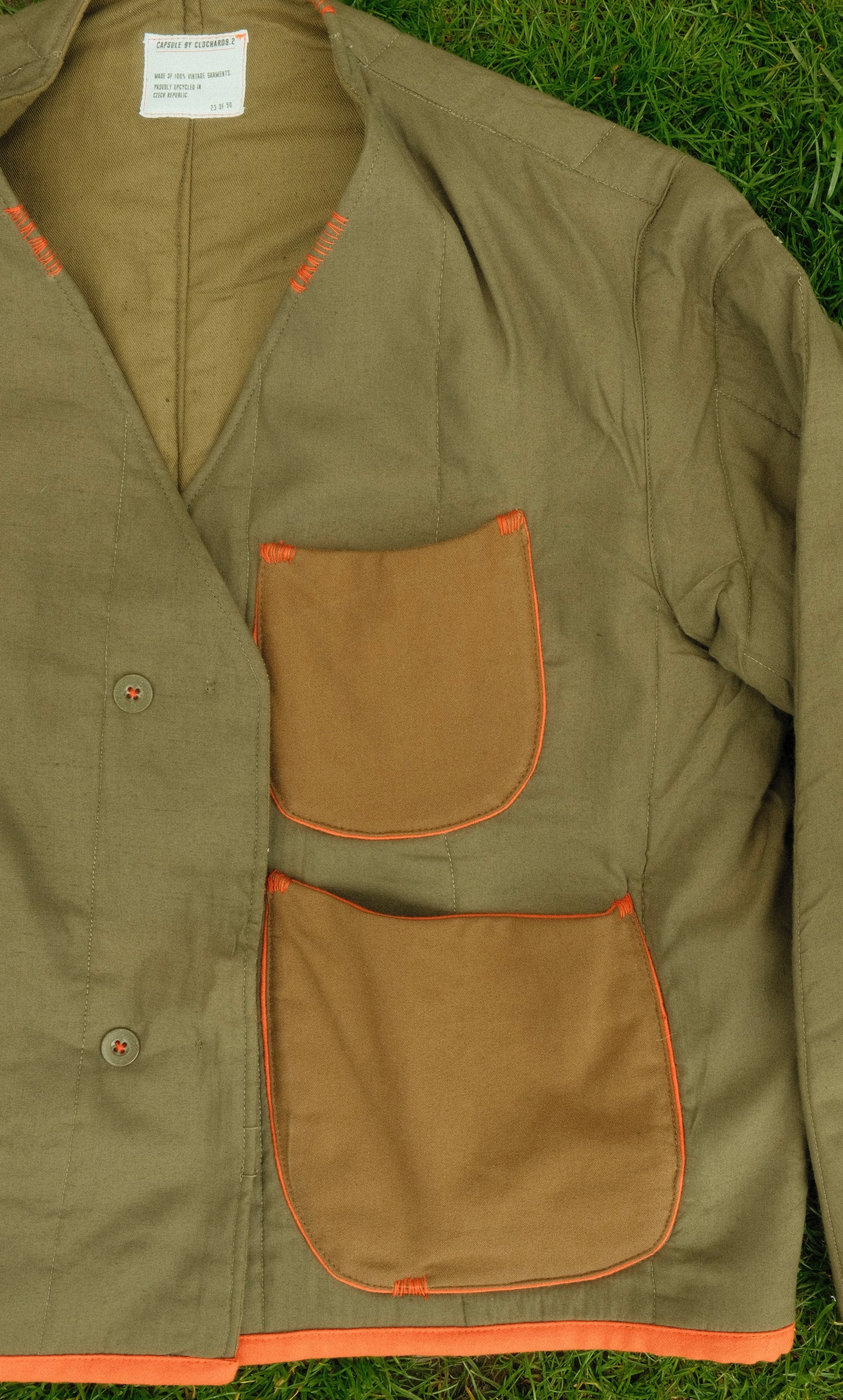 CAPSULE CL9.2 - 60s Reversible Army liner ''Czechoslovakian'' 