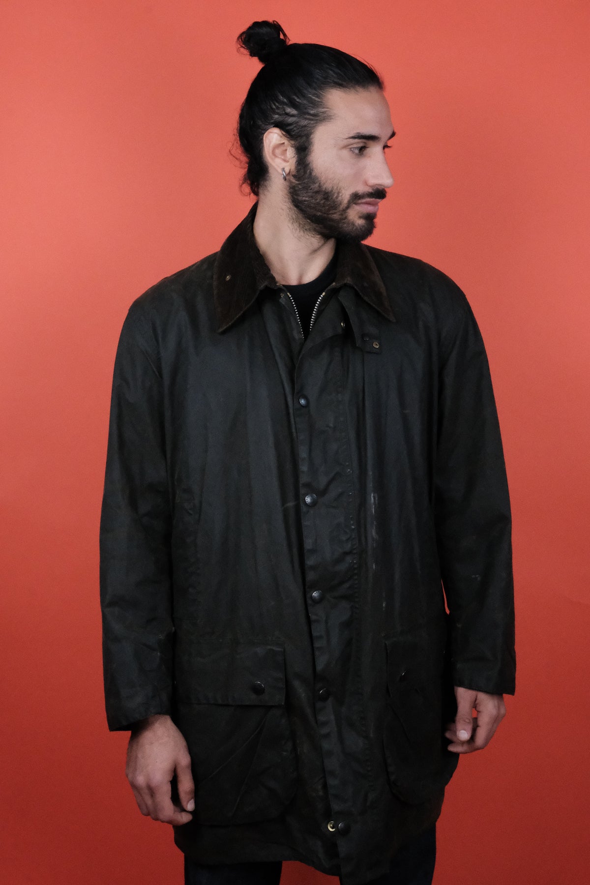 Barbour Border 'C44' Wax Jacket - vintage clothing clochard92.com