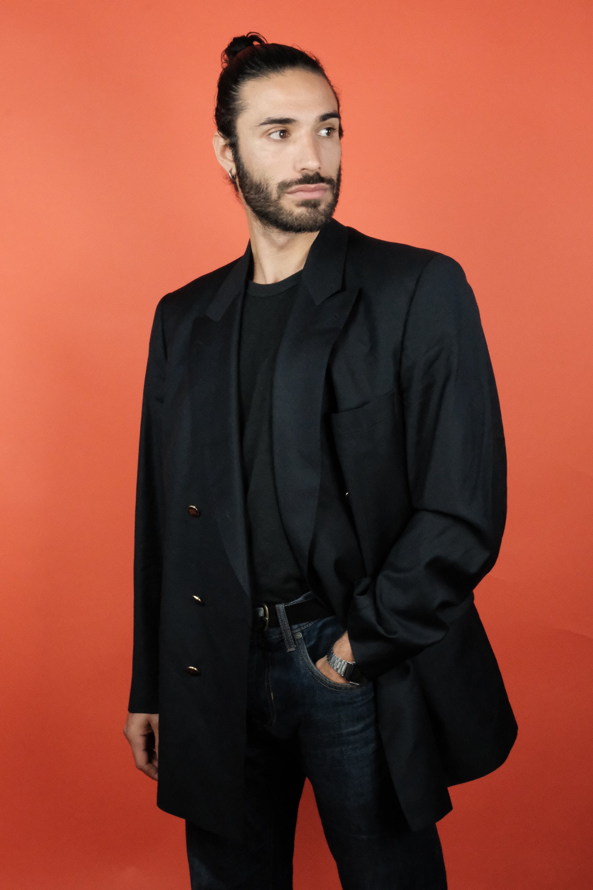 Burberry Made in Germany Double Breast Suit Jacket 'XL' - vintage clothing clochard92.com, Vintage Store Clochard92.com