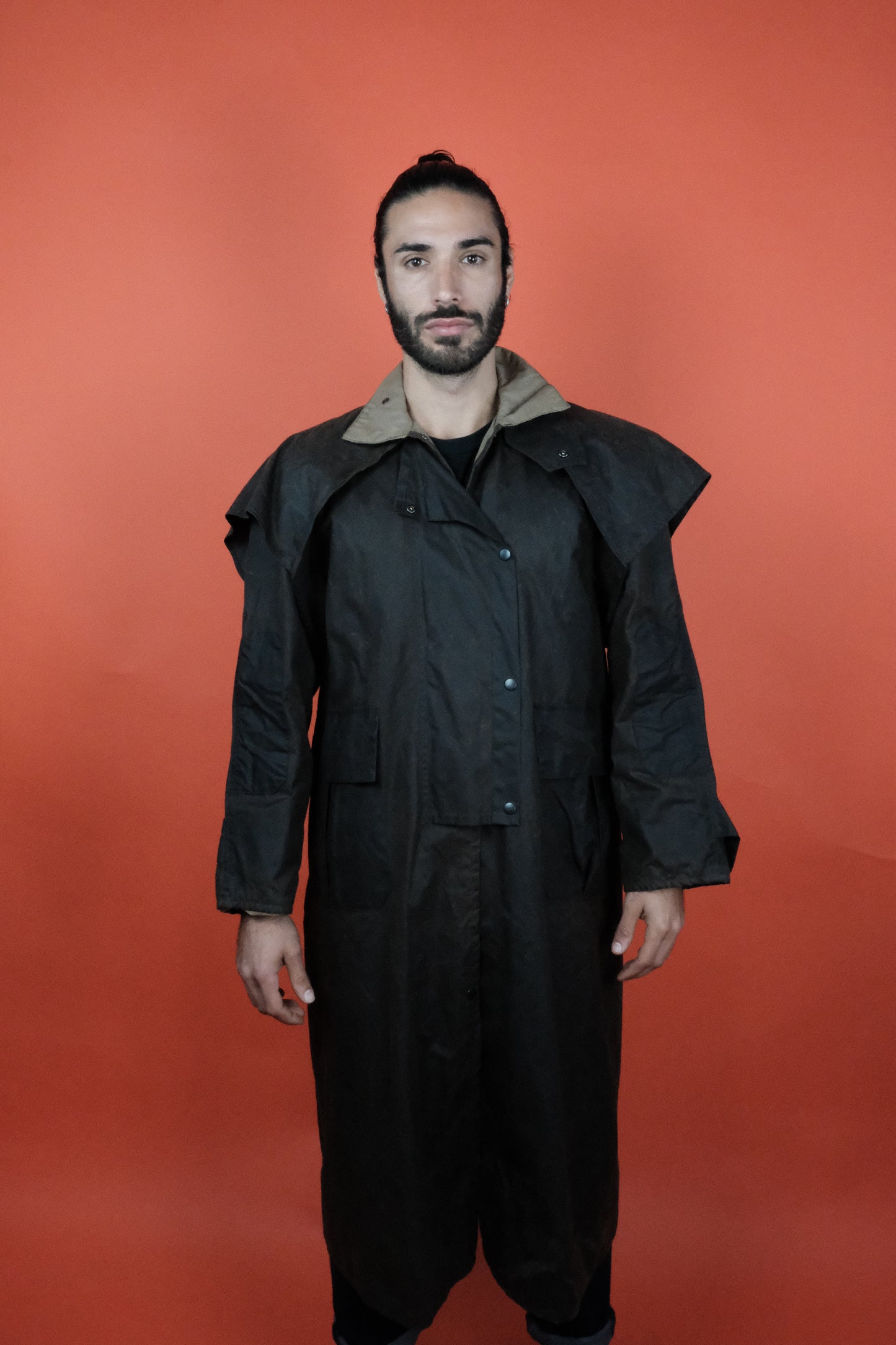 Haven Long Wax Coat 'M' - vintage clothing clochard92.com
