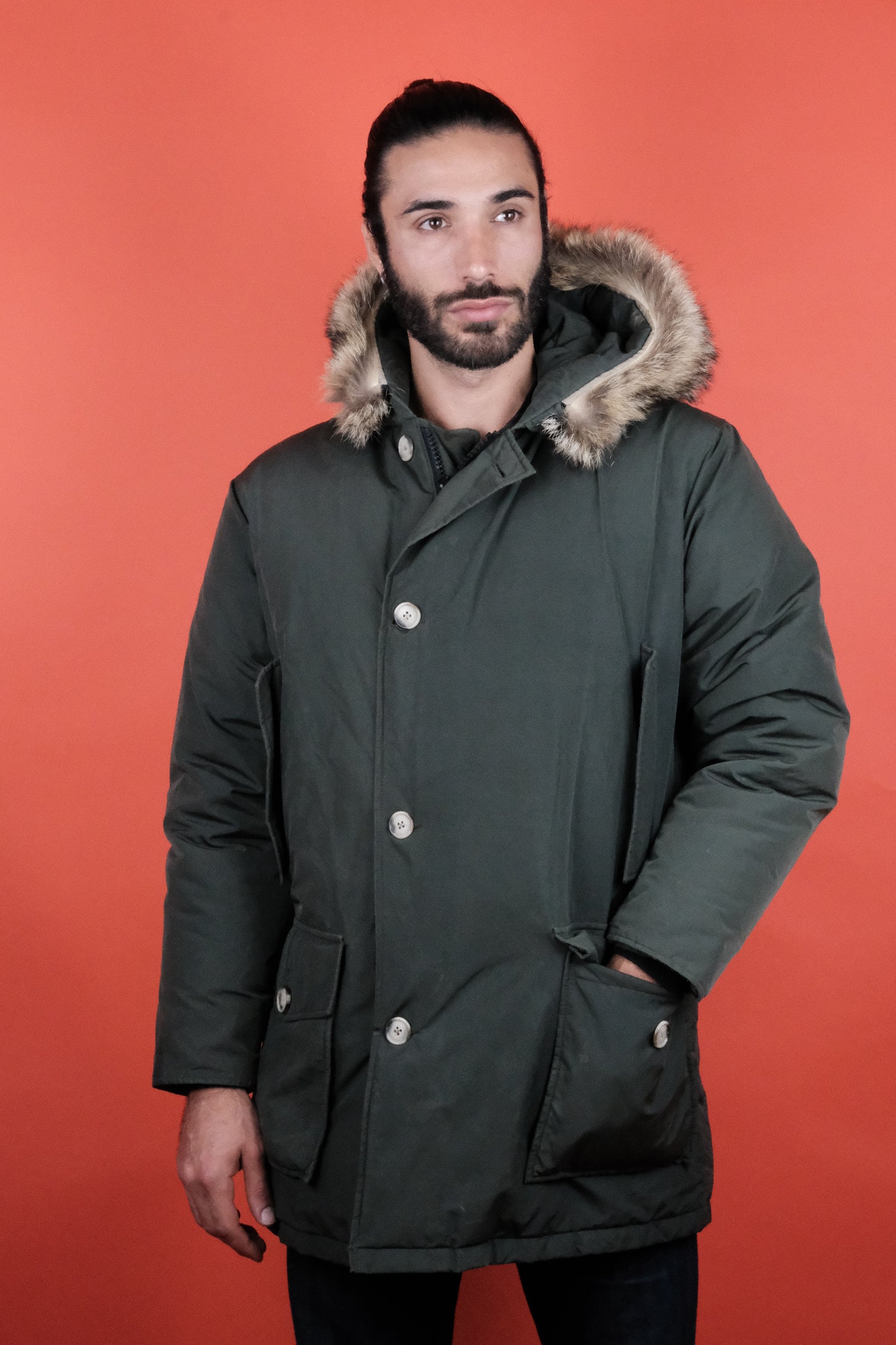 Woolrich Arctic Parka (Olive Green) - Vintage clothing clochard92.com