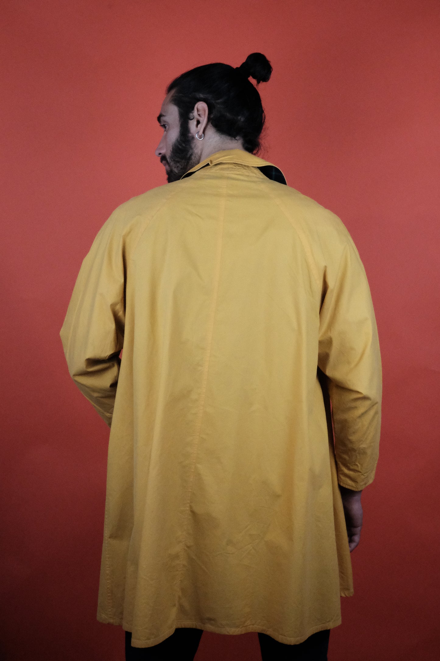 Burberrys' Made in England Yellow Cotton Coat 'M' - vintage clothing clochard92.com