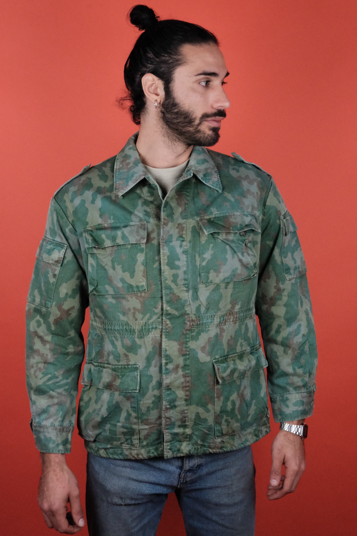 Camofuglage Utility Shirt 'M' - vintage clothing clochard92.com