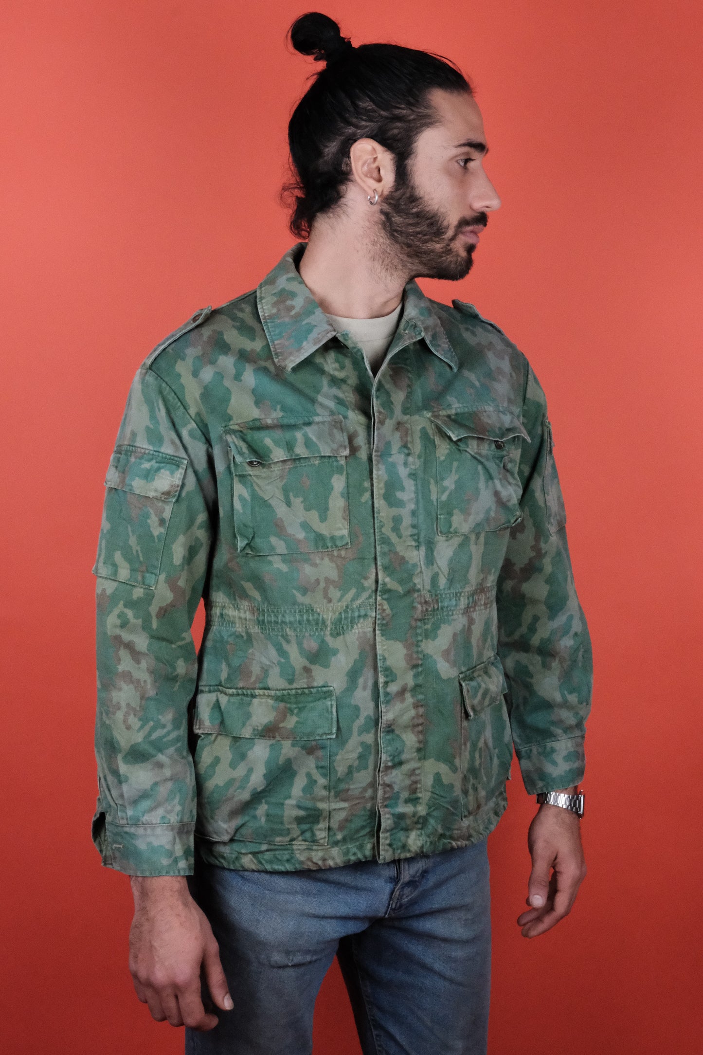 Camofuglage Utility Shirt 'M' - vintage clothing clochard92.com