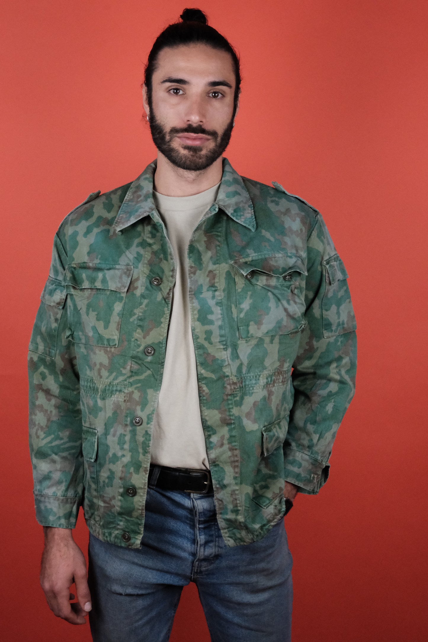 Camofuglage Utility Shirt 'M' - vintage clothing clochard92.com