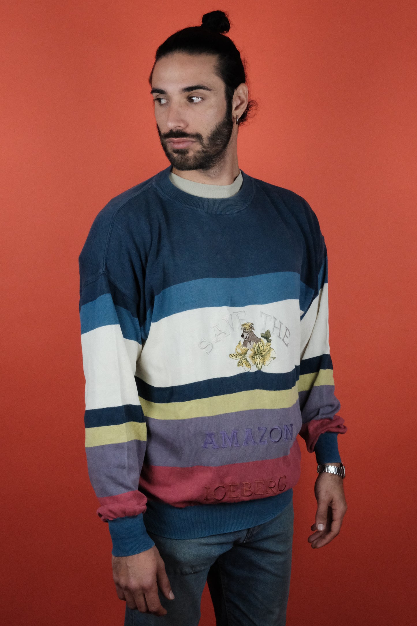 Iceberg Cotton Sweatshirt - vintage clothing clochard92.com