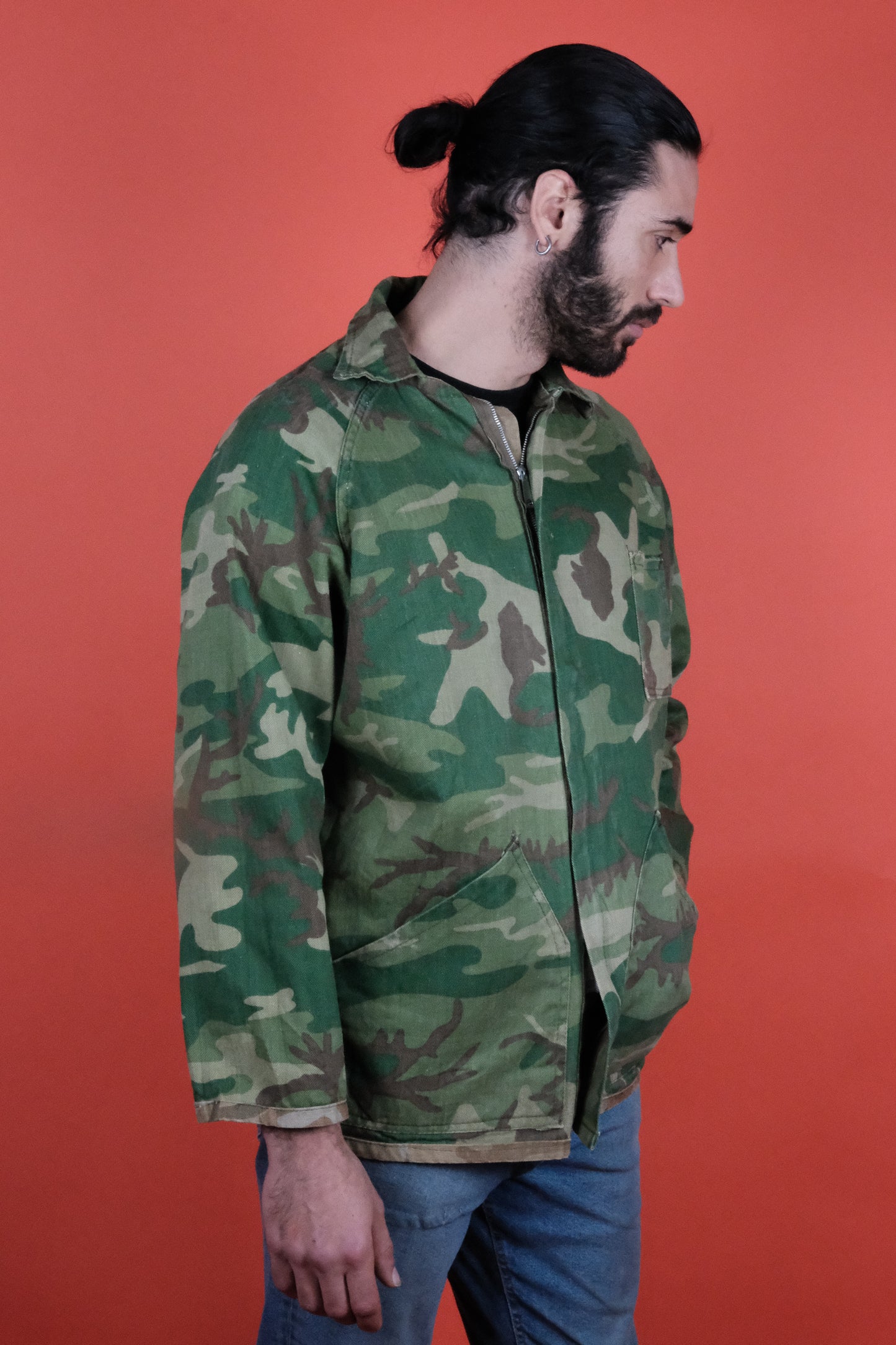 Ranger Hunting Jacket Reversible Camo Ideal Zip - vintage clothing clochard92.com