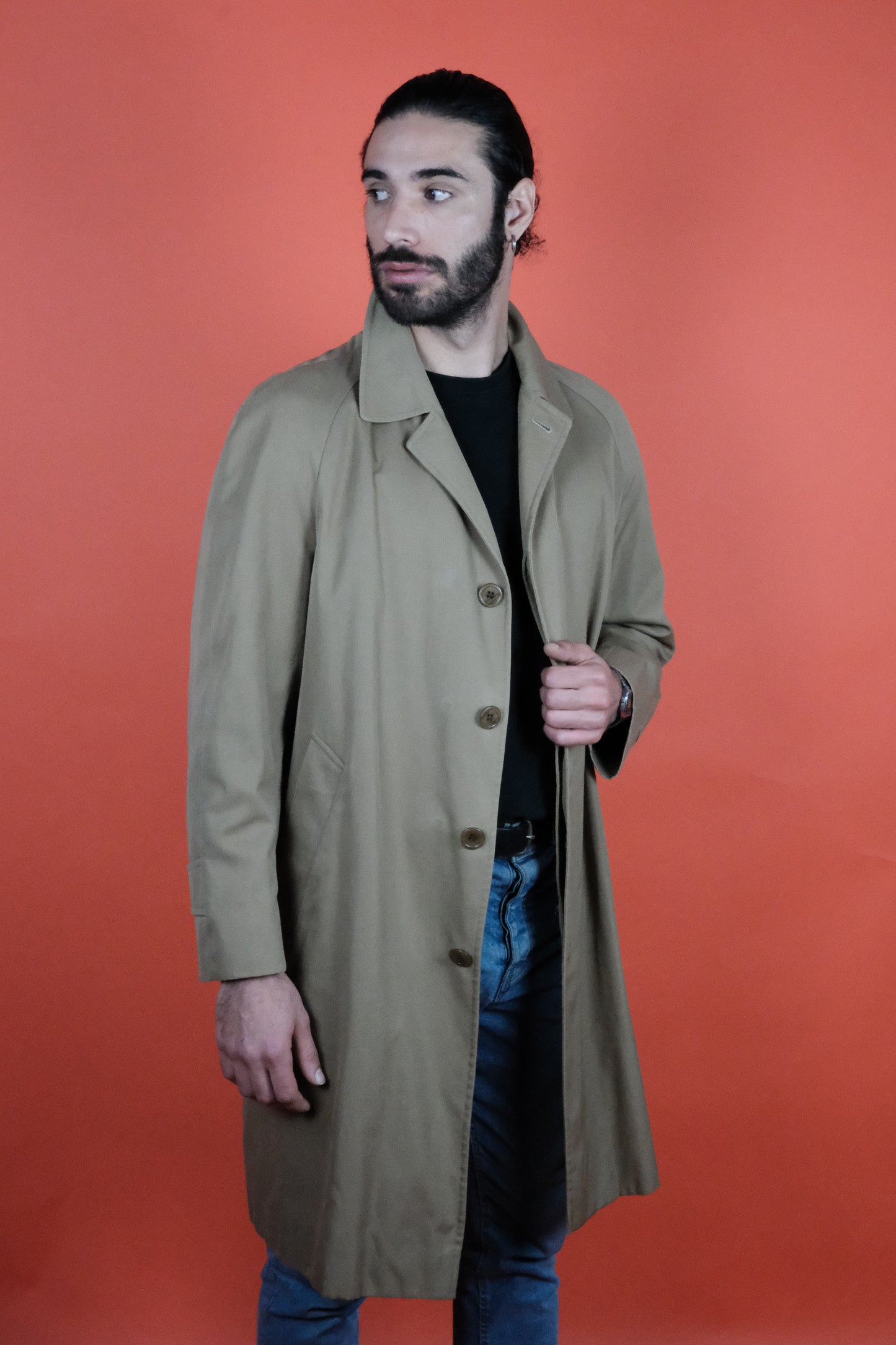 Aquascutum Trench Over coat - vintage clothing clochard92.com
