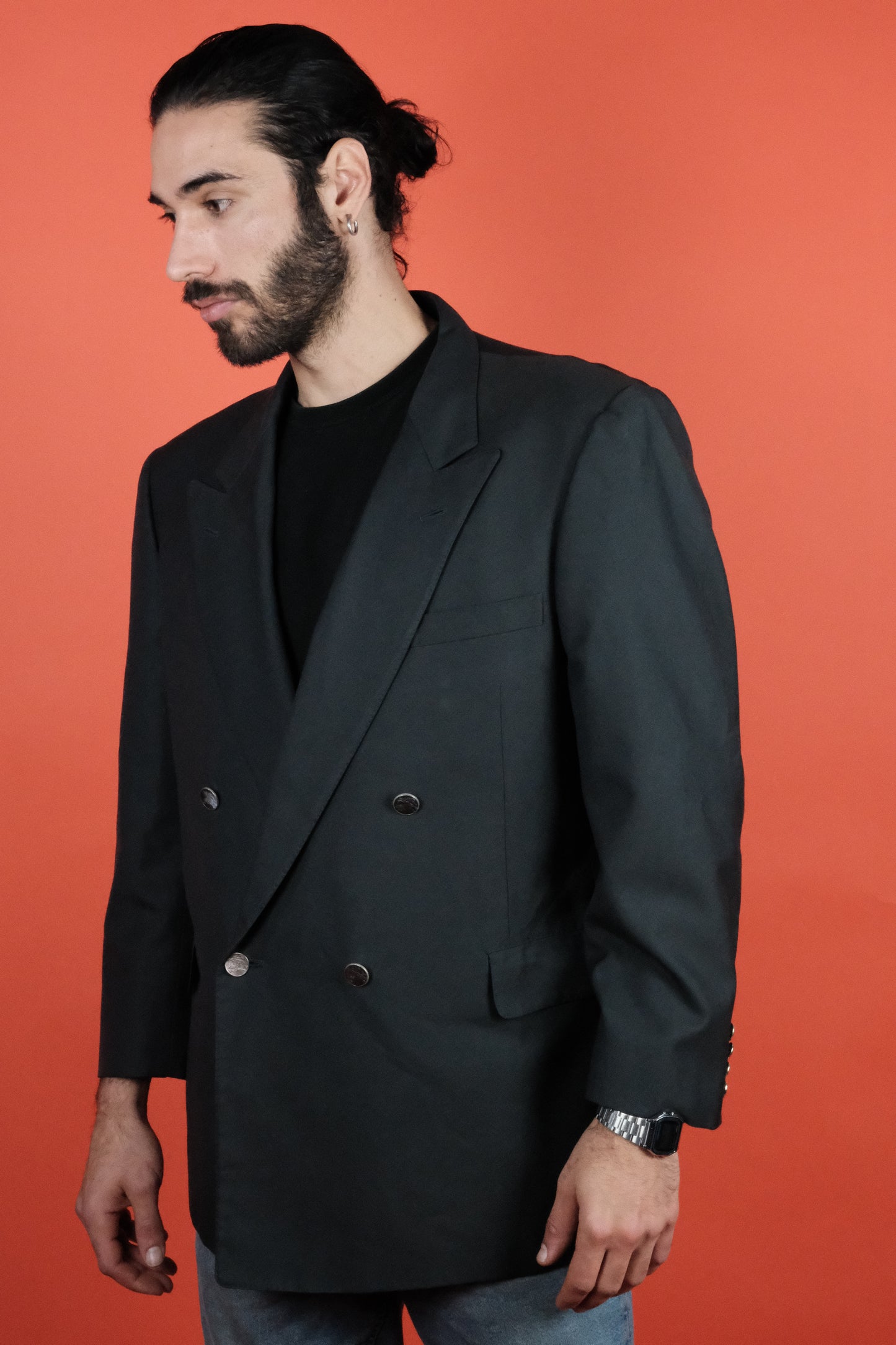 Burberrys' Prestige Collection Double Breasted Suit Jacket 'L' - vintage clothing clochard92.com