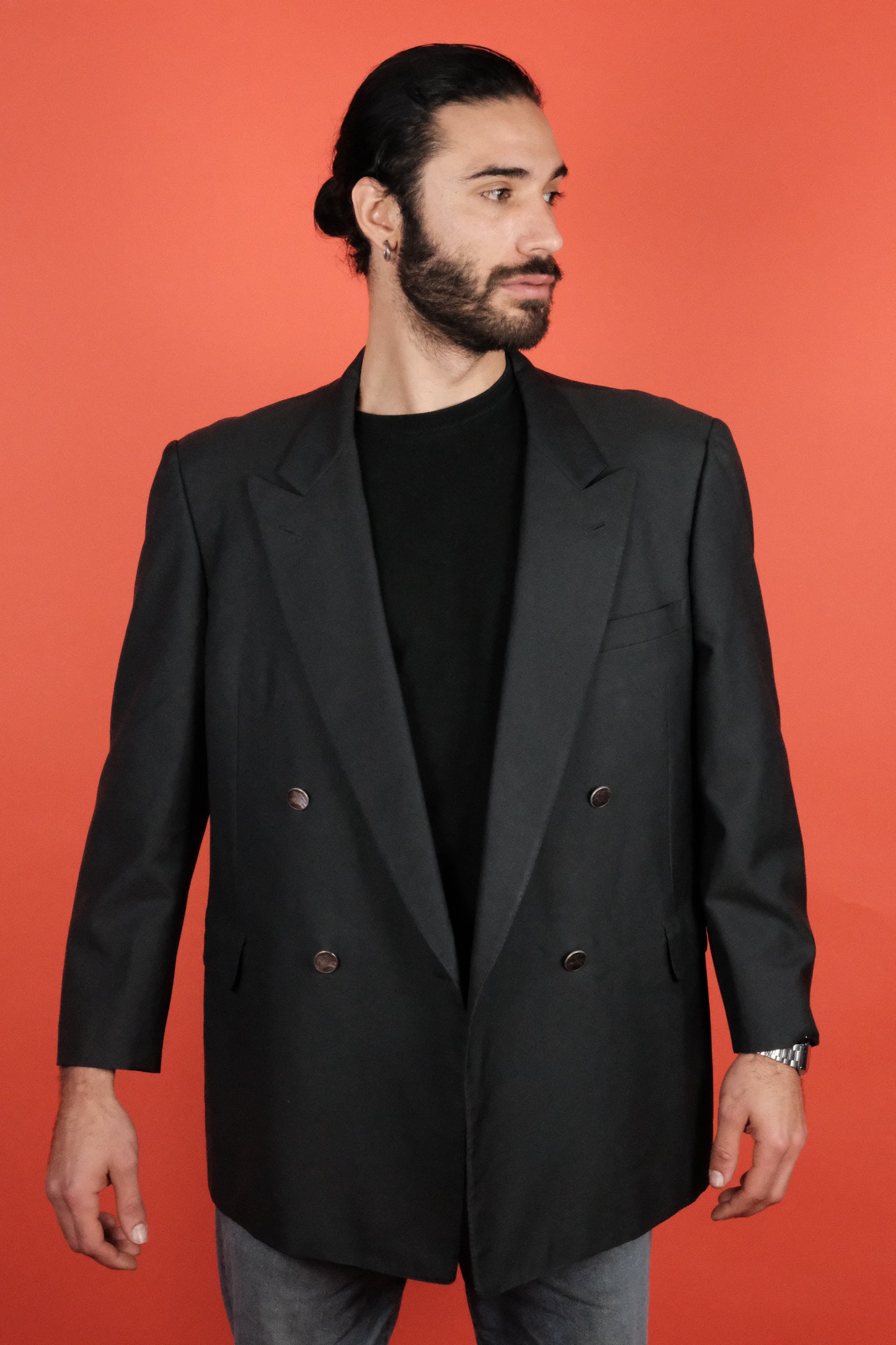 Burberrys' Prestige Collection Double Breasted Suit Jacket 'L' - vintage clothing clochard92.com